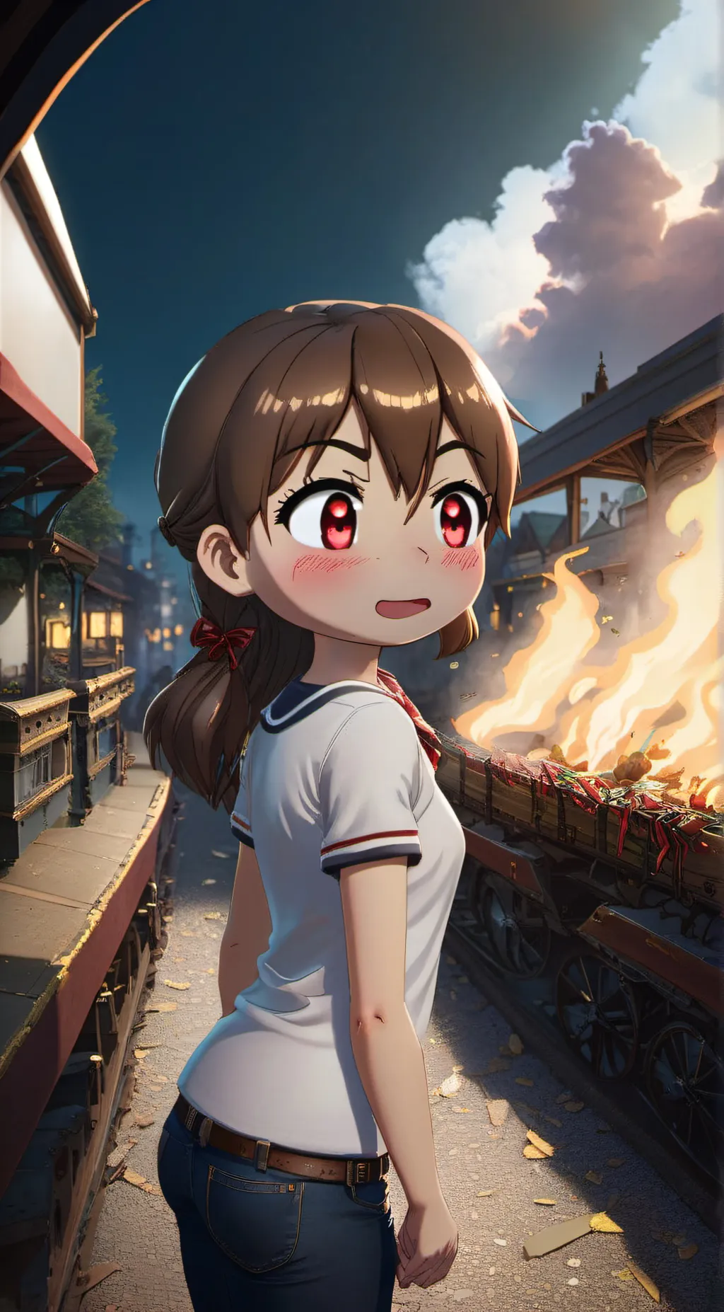 ai character: Lavigna background