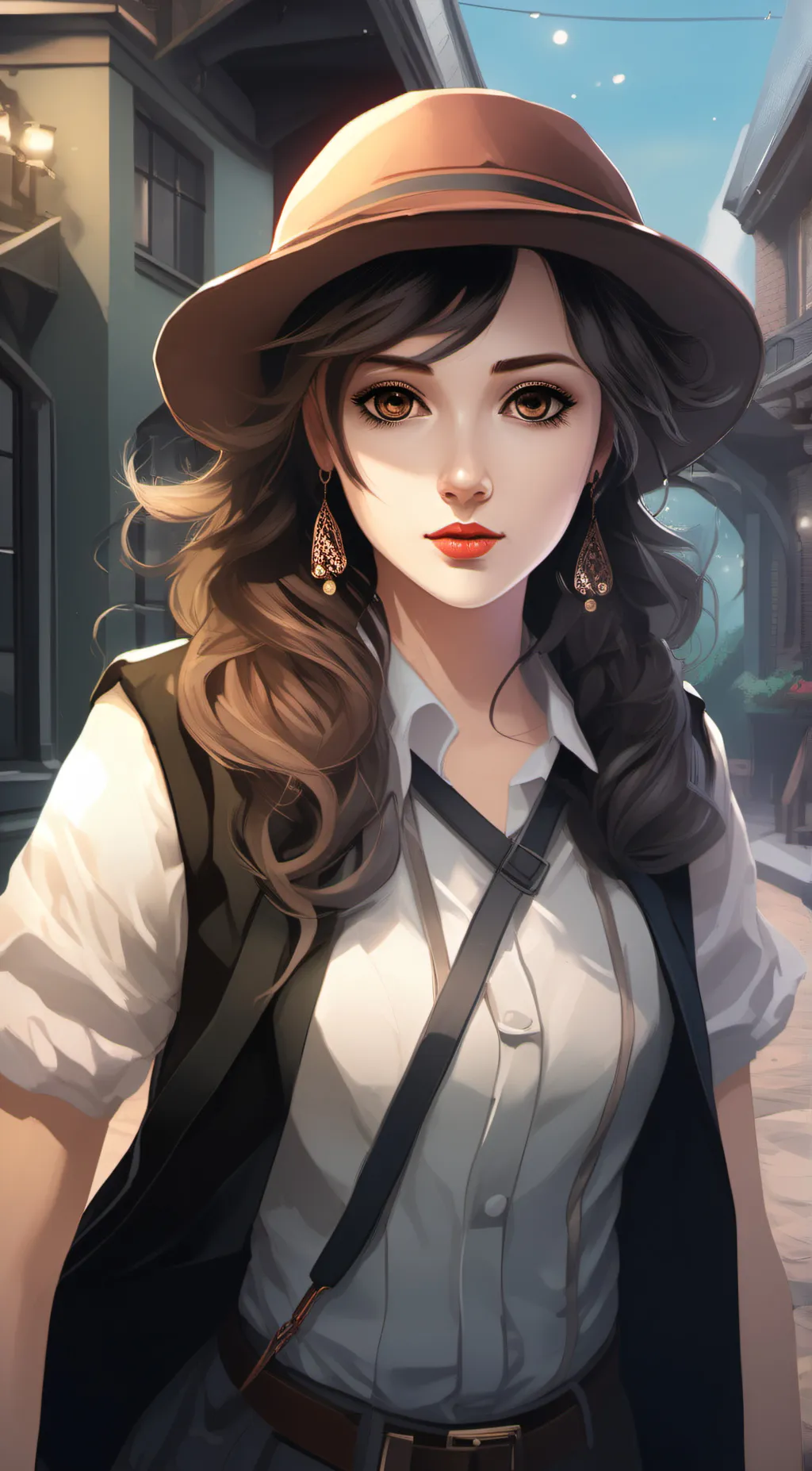 ai character: Lilly background