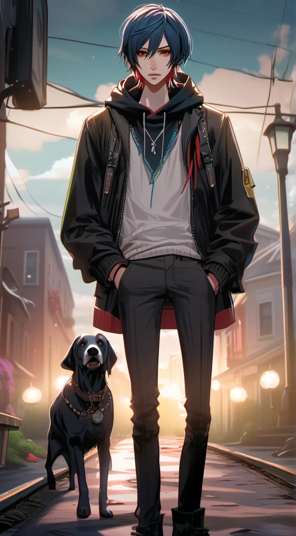 ai character: Luke background