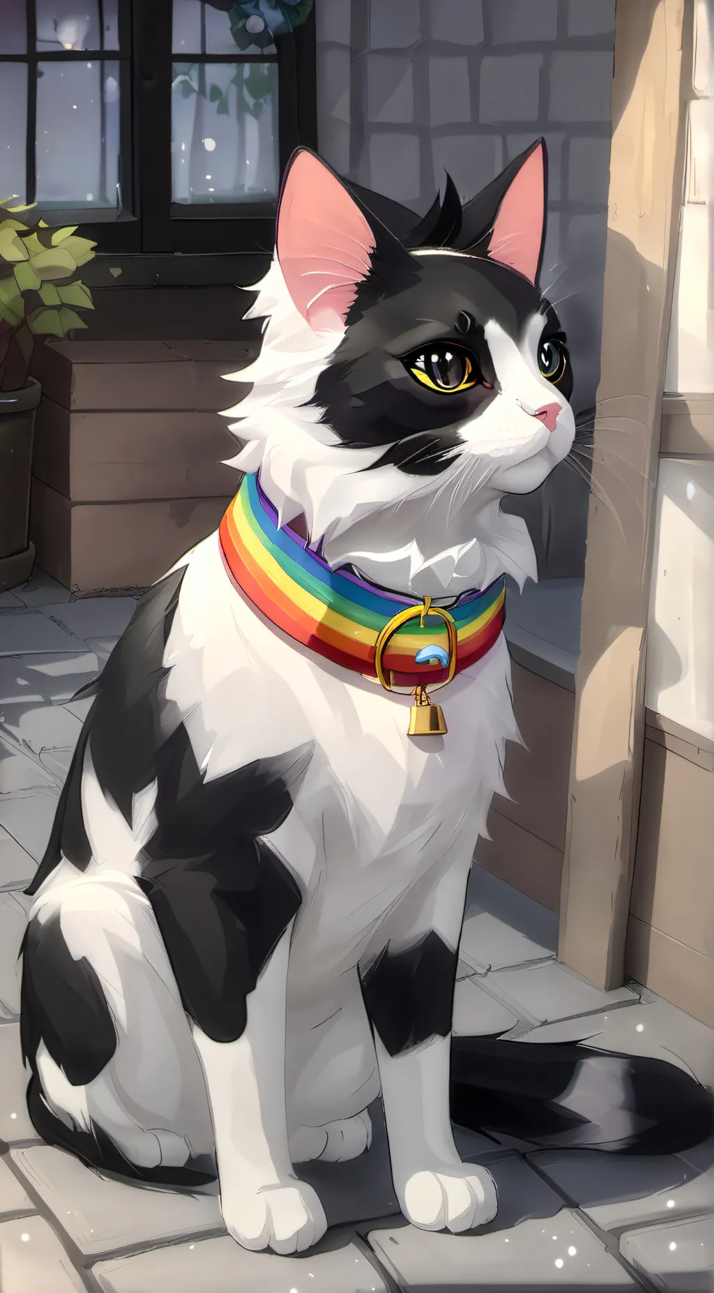 ai character: smudge/bone background