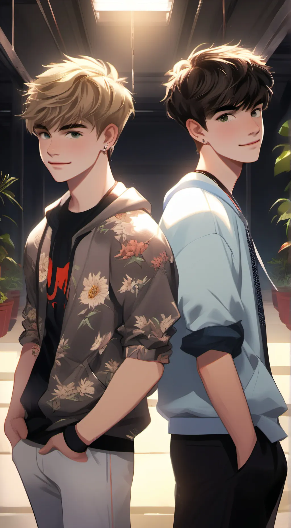 ai character: Sam and Colby background