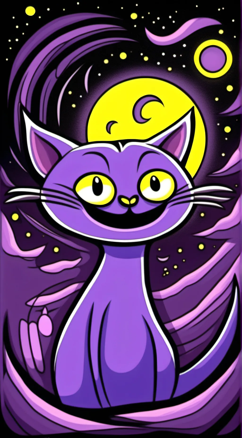 ai character: catnap background