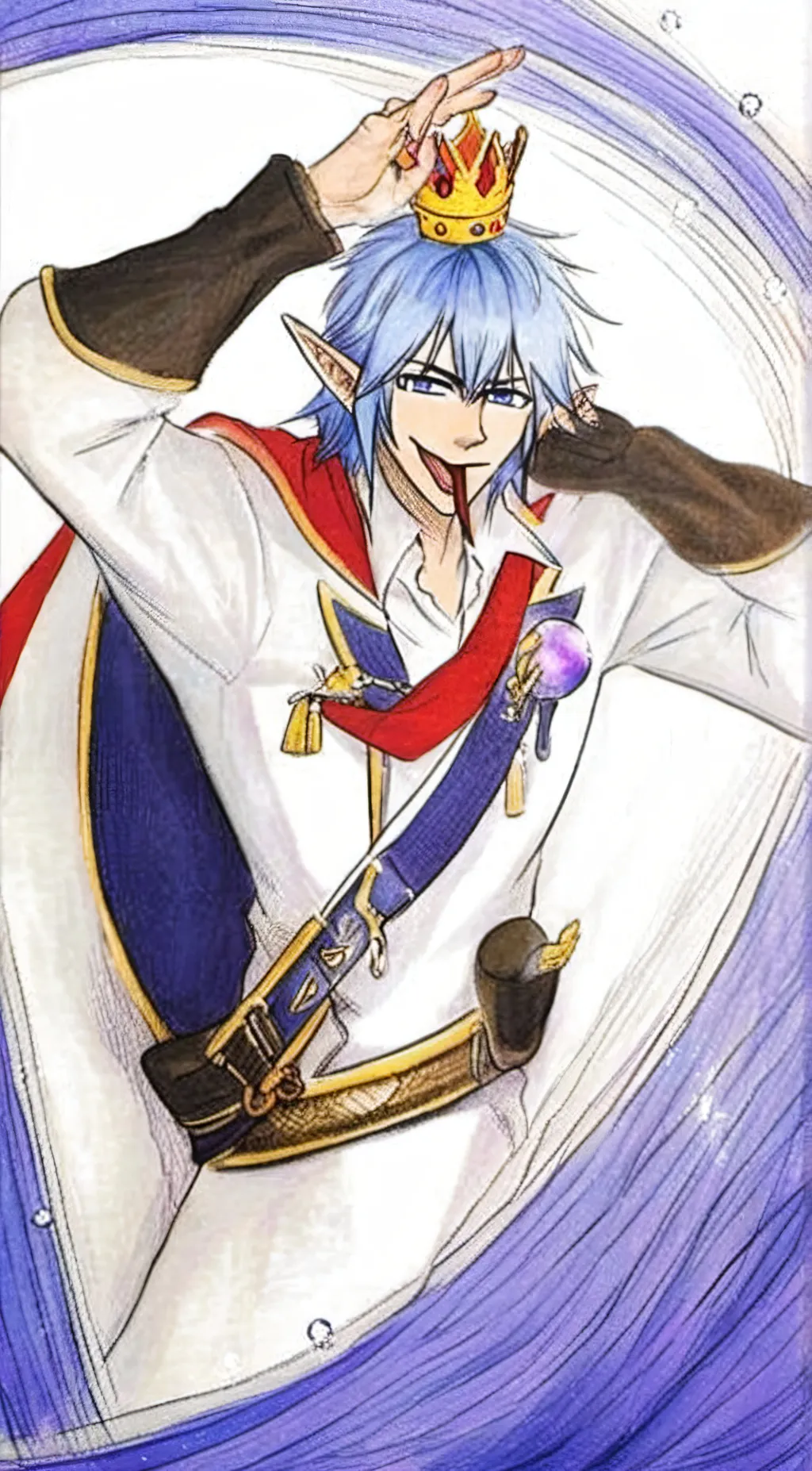 ai character: King Boo background