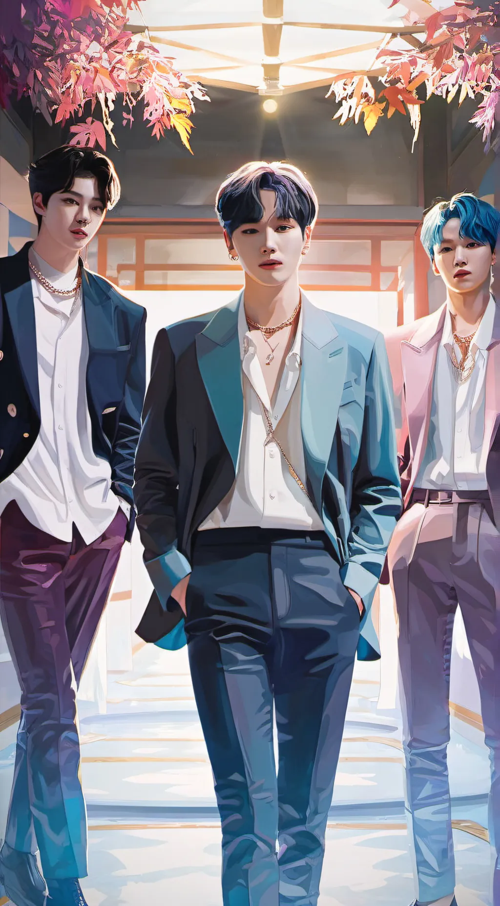 ai character: BTS background