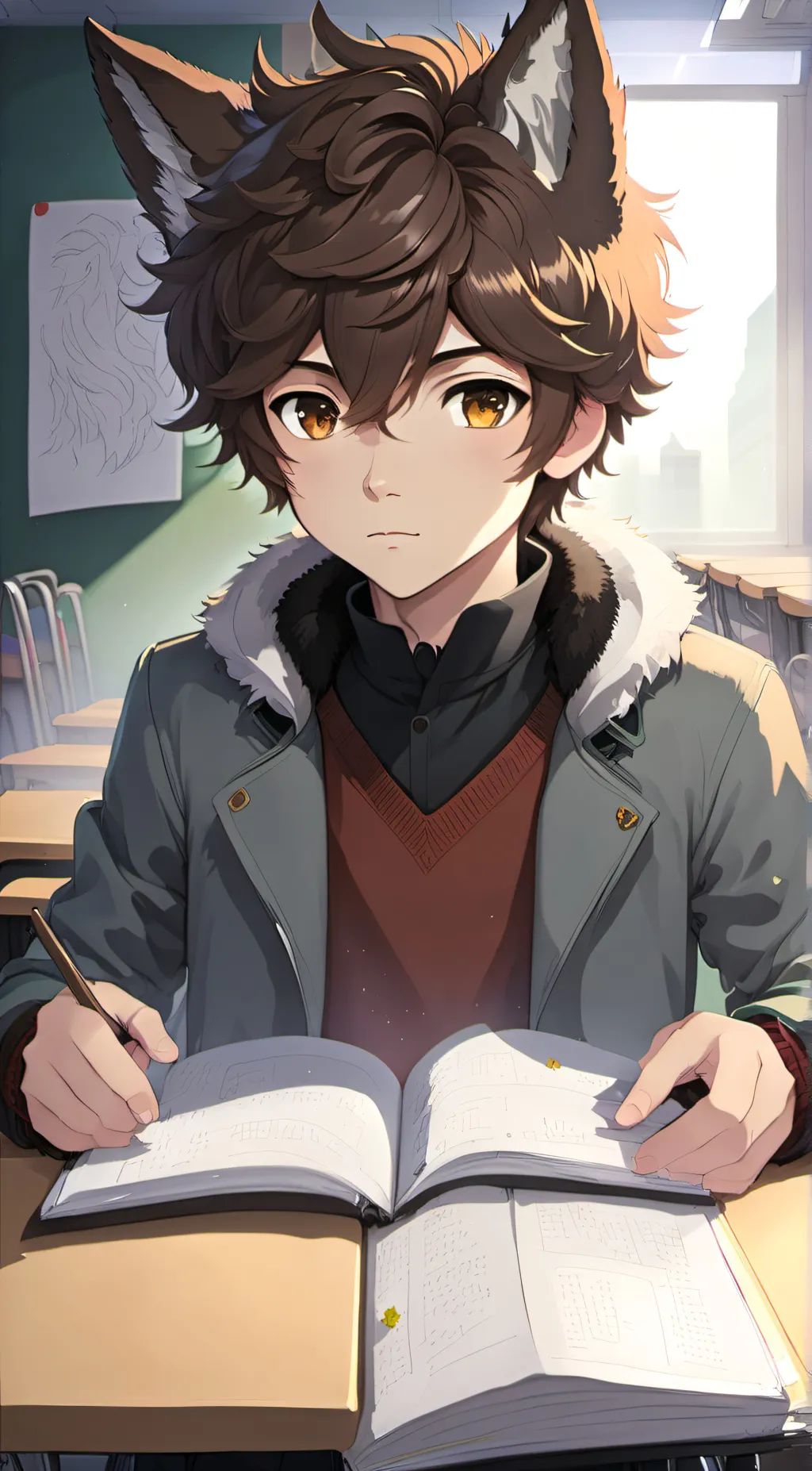 ai character: Michael  background