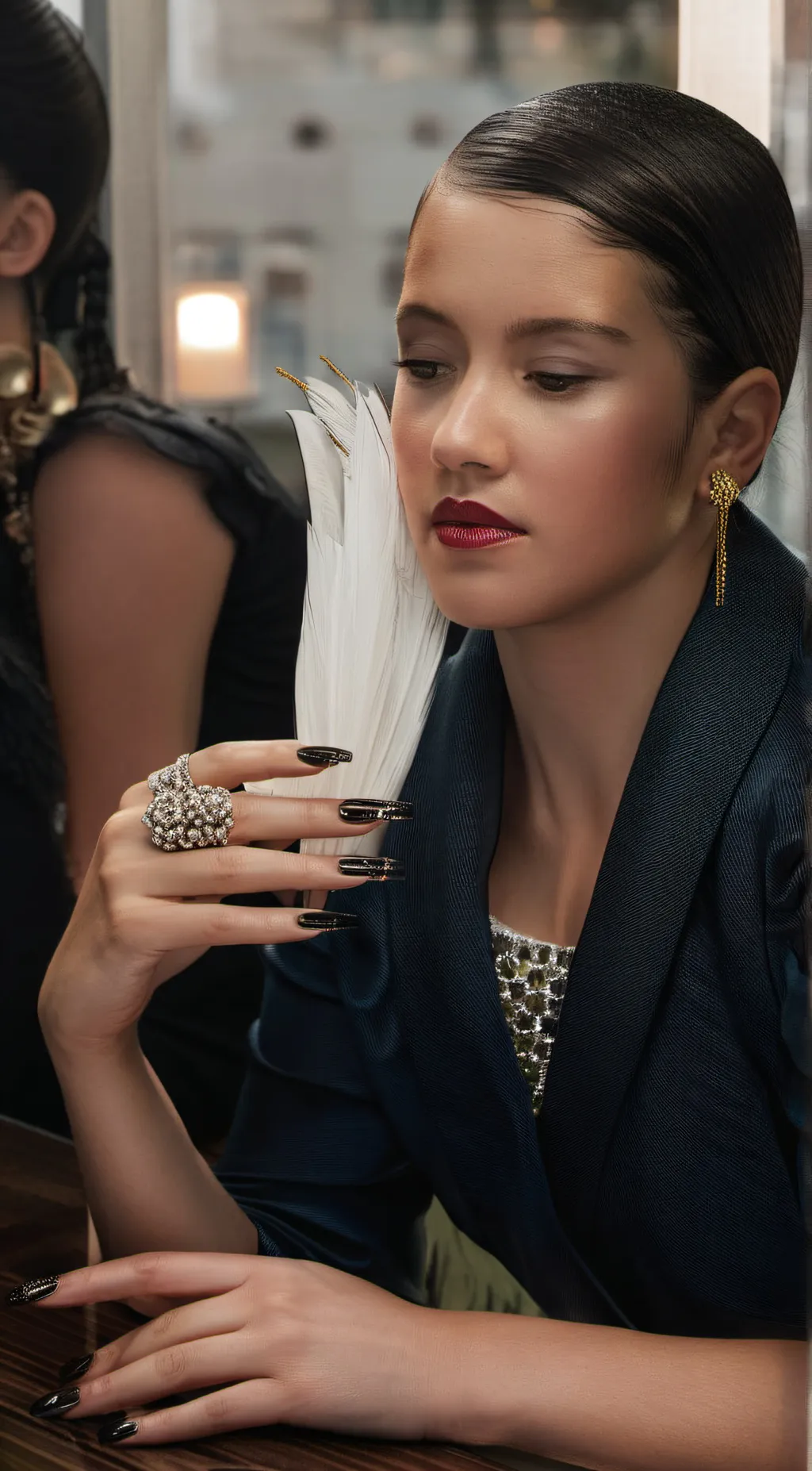 ai character: nails background