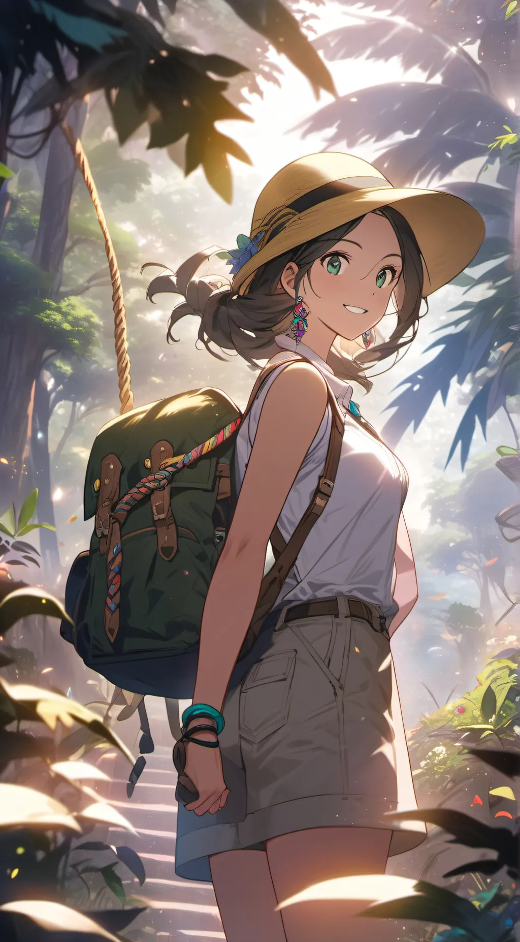 ai character: Hazel Hamilton background