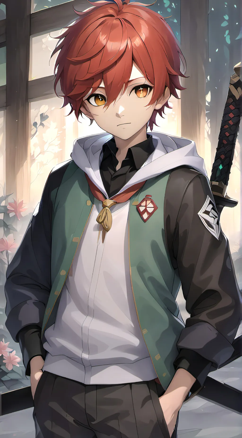 ai character: Tonjiro  background