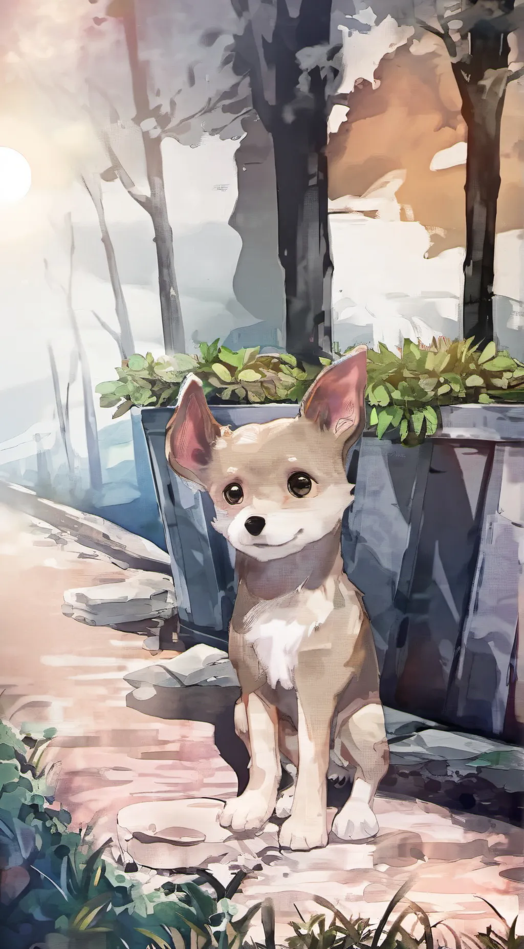 ai character: Max background