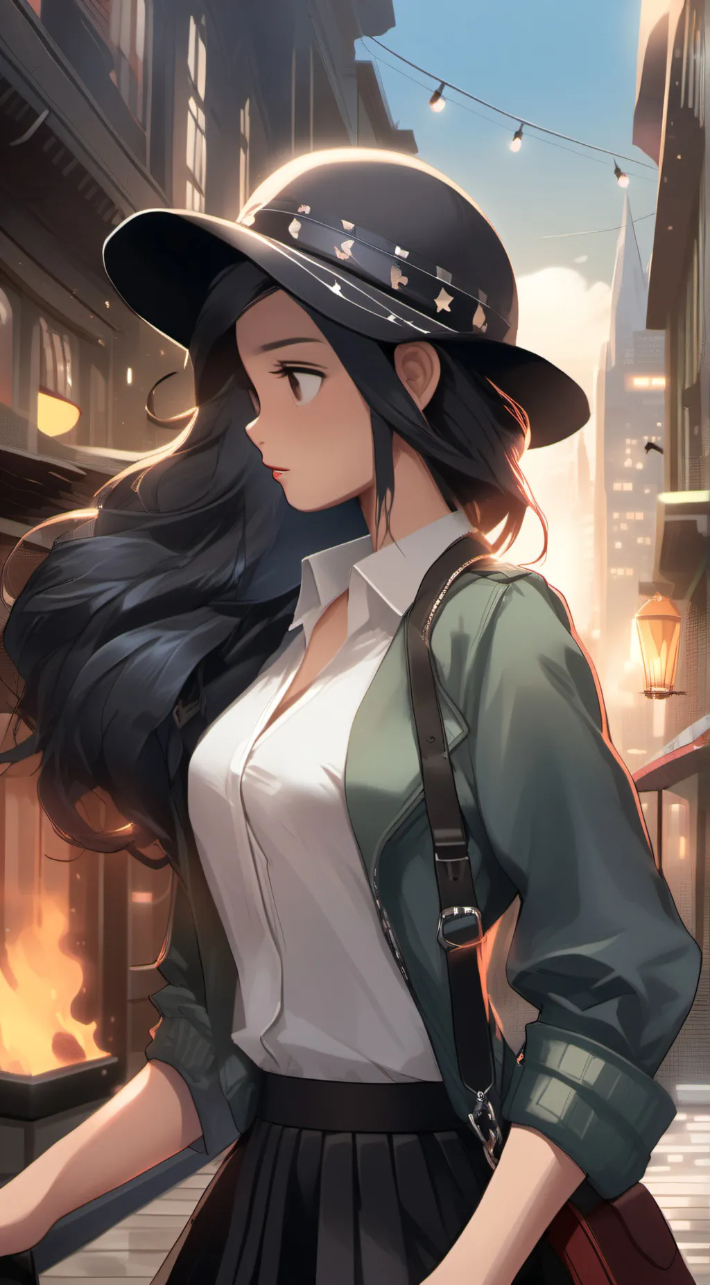 ai character: Raven background