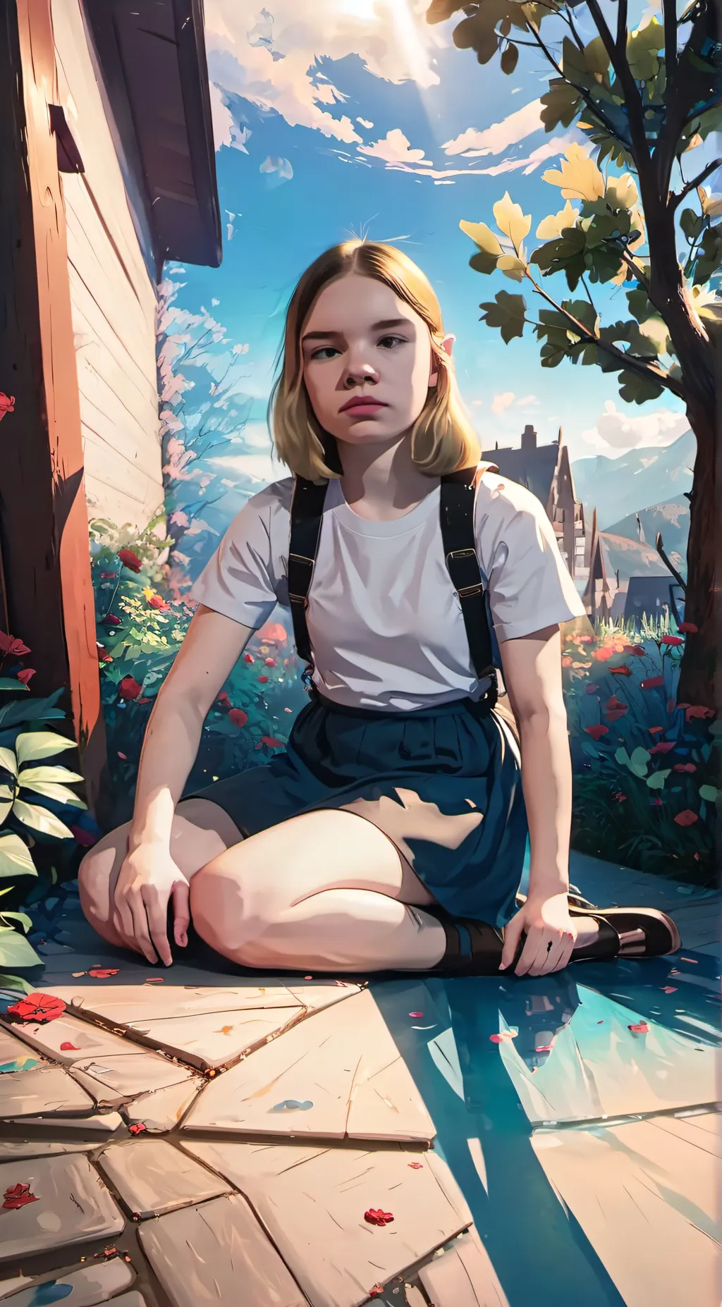 ai character: Maddie background