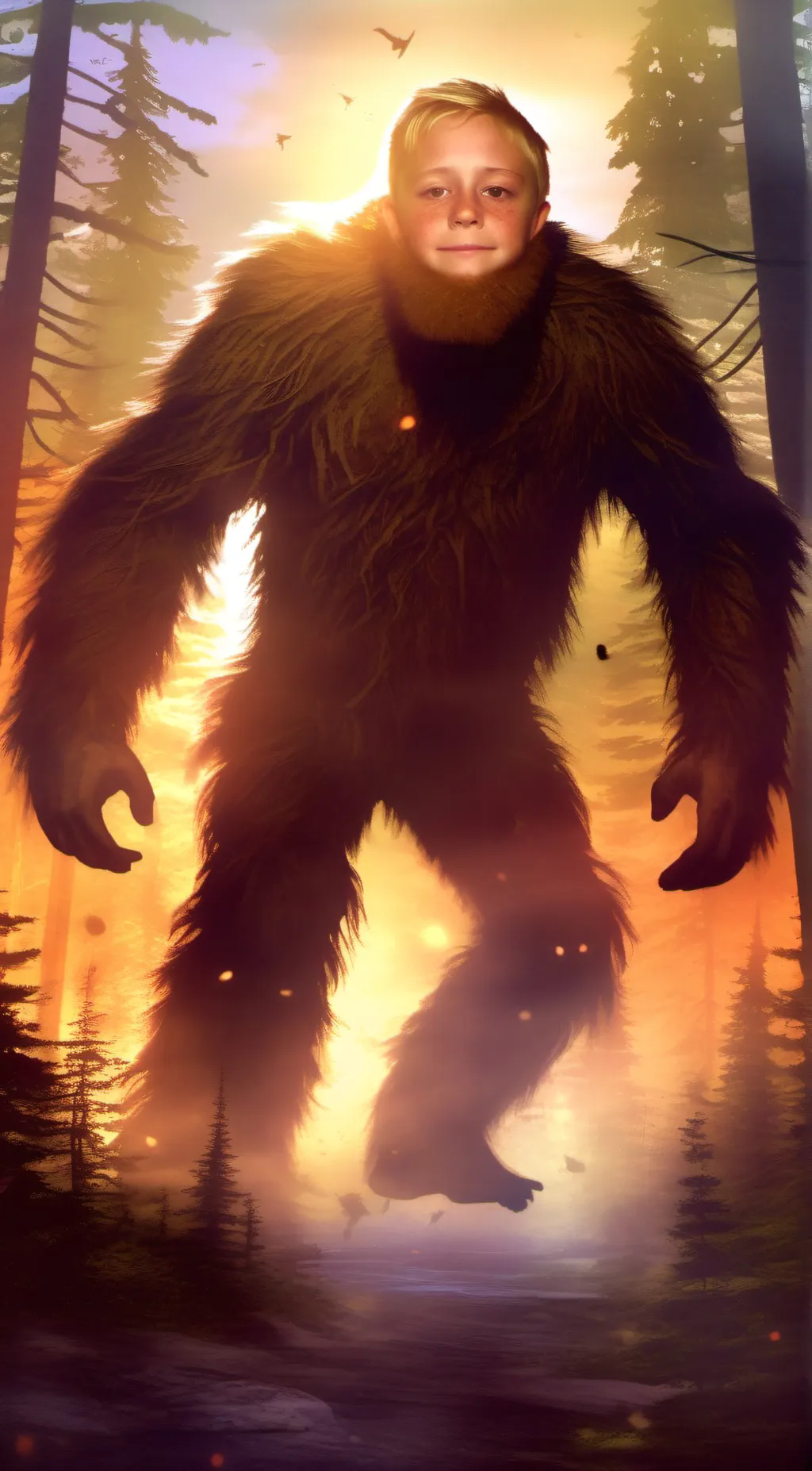 ai character: giant hill ! background