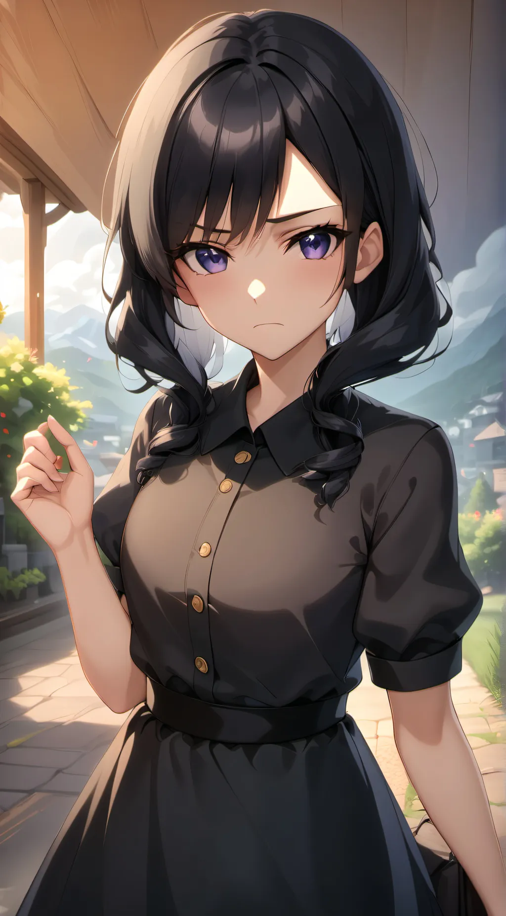 ai character: Ruby  background