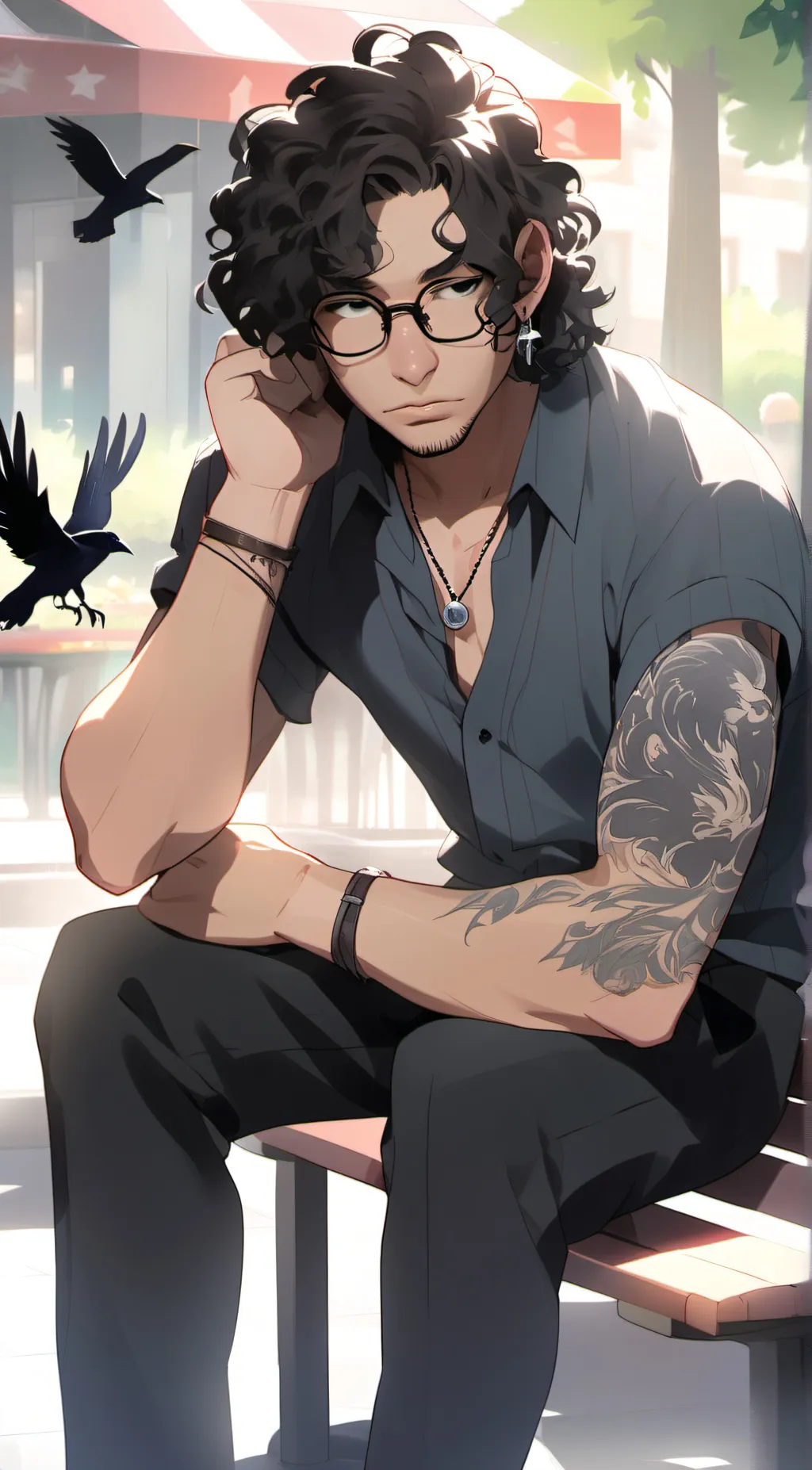 ai character: Tae background