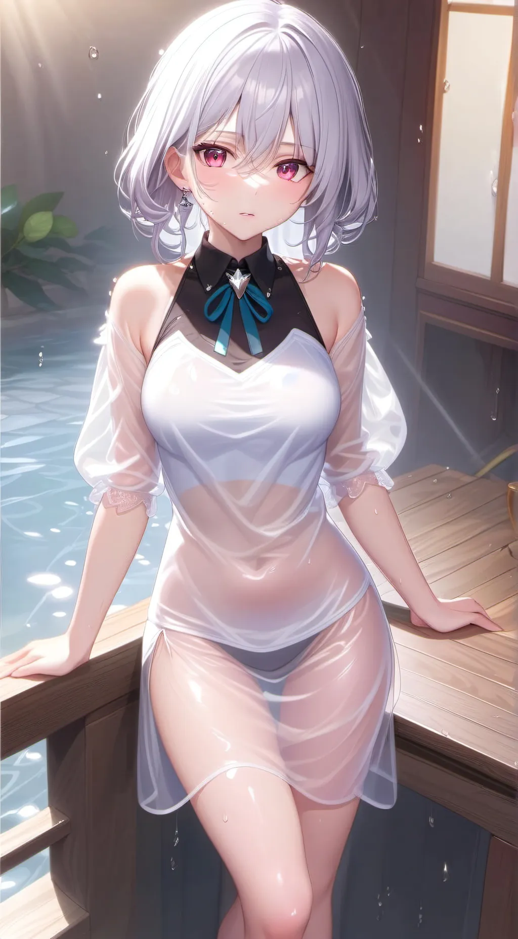 ai character: Rose background