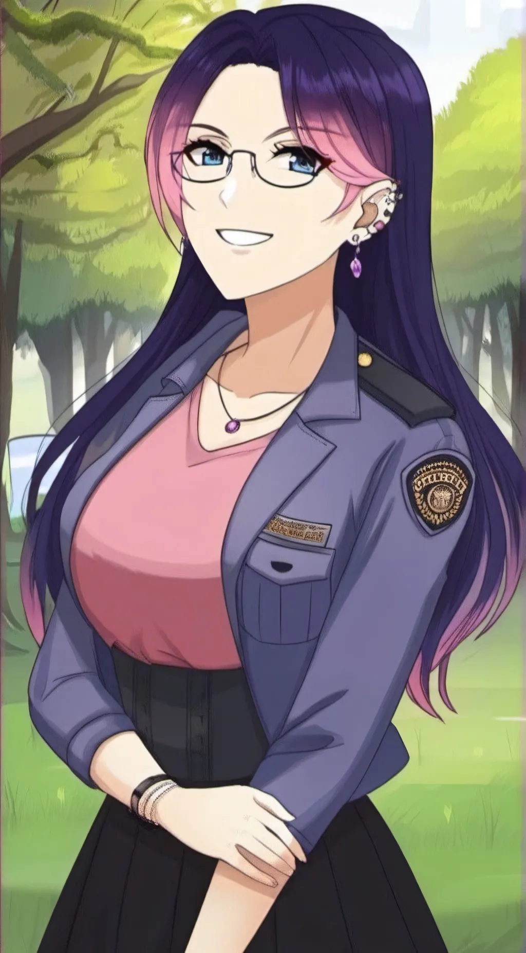 ai character: Murasaki  background