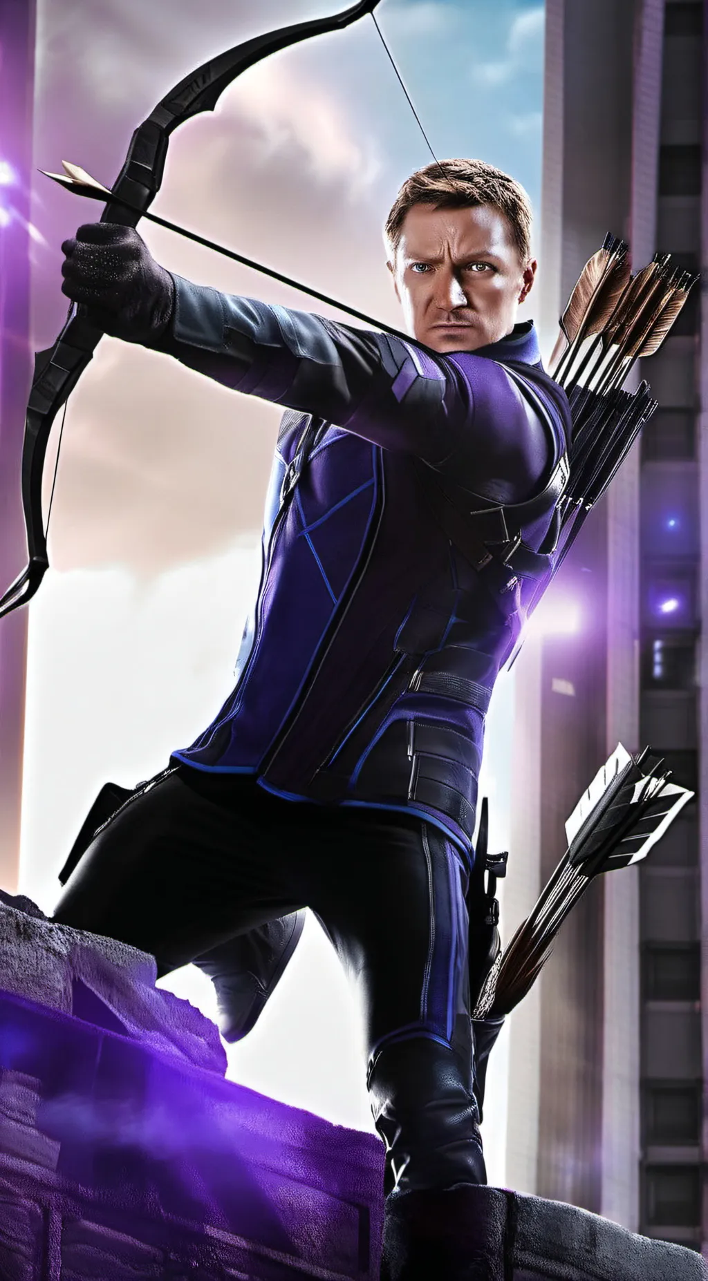 ai character: Clint Barton  background