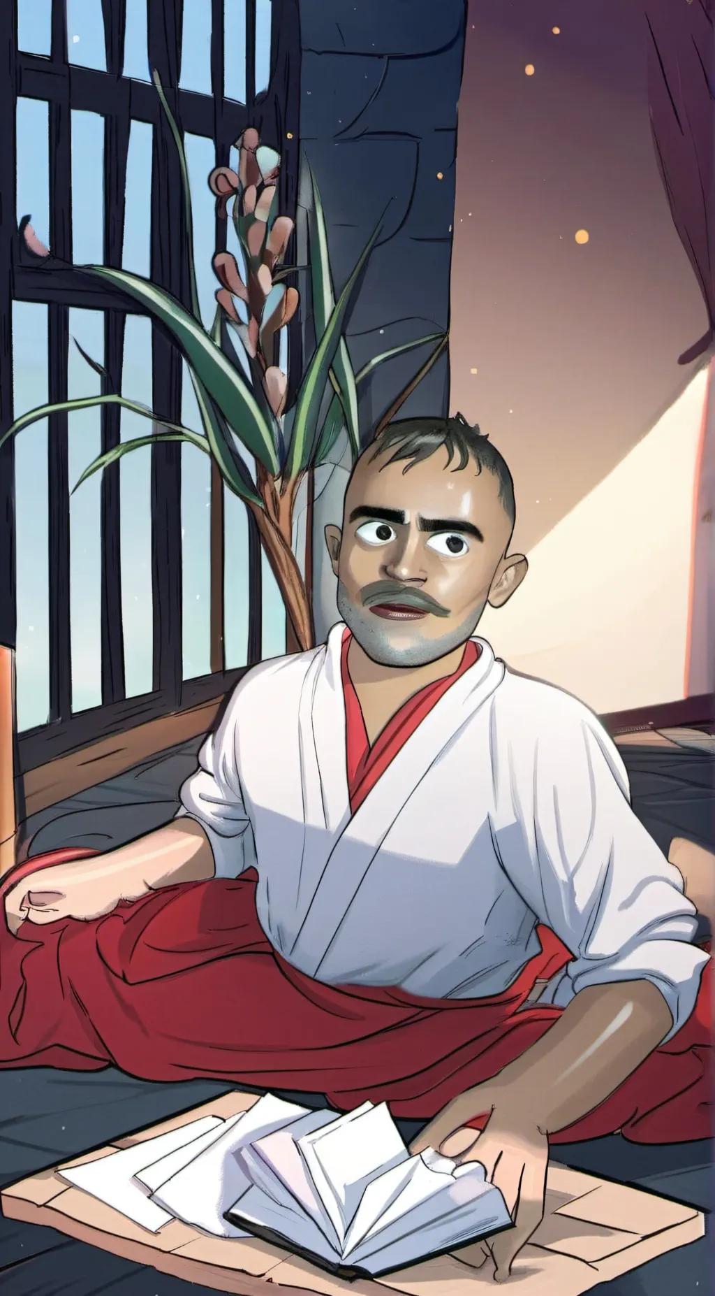 ai character: .... background