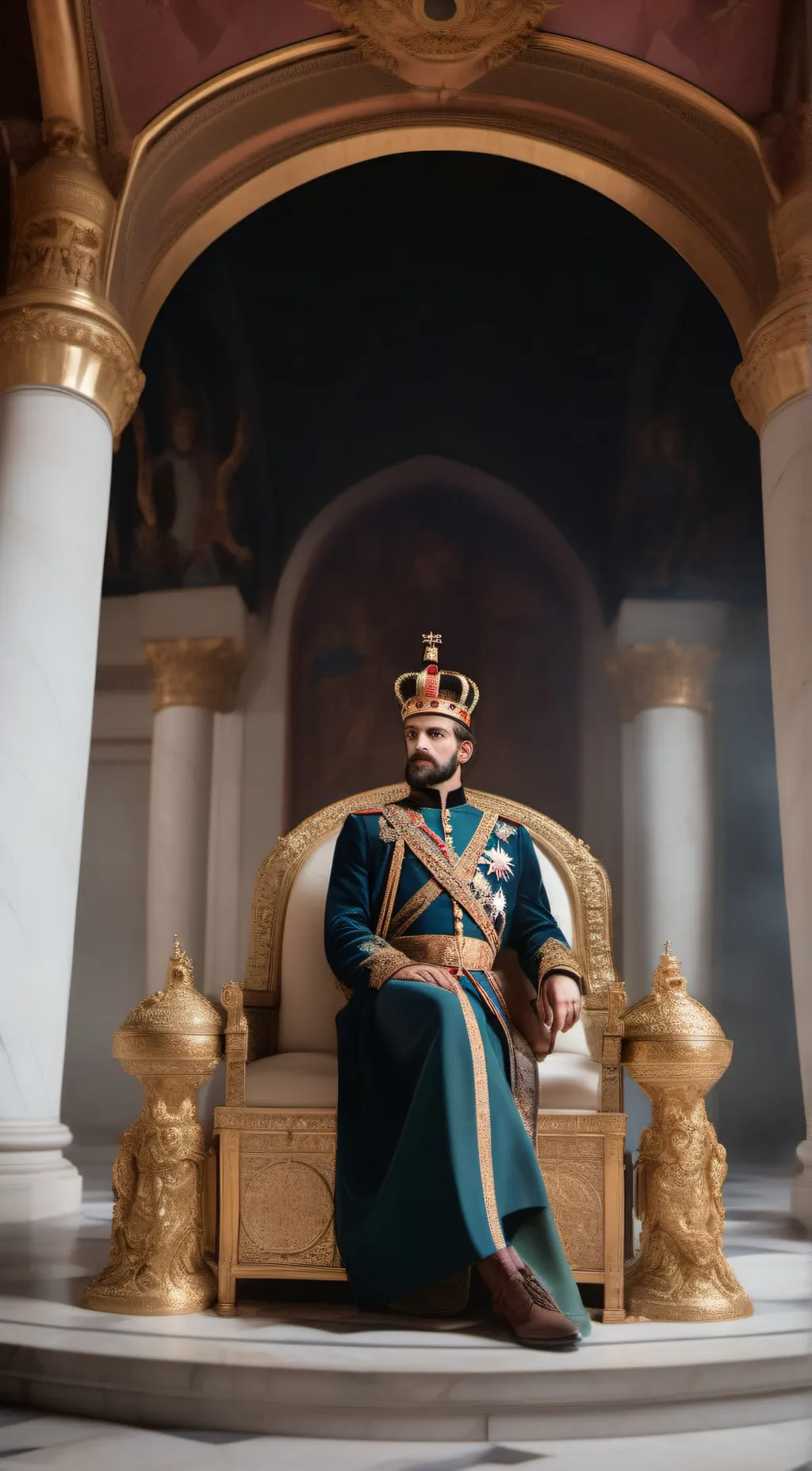 ai character: King background