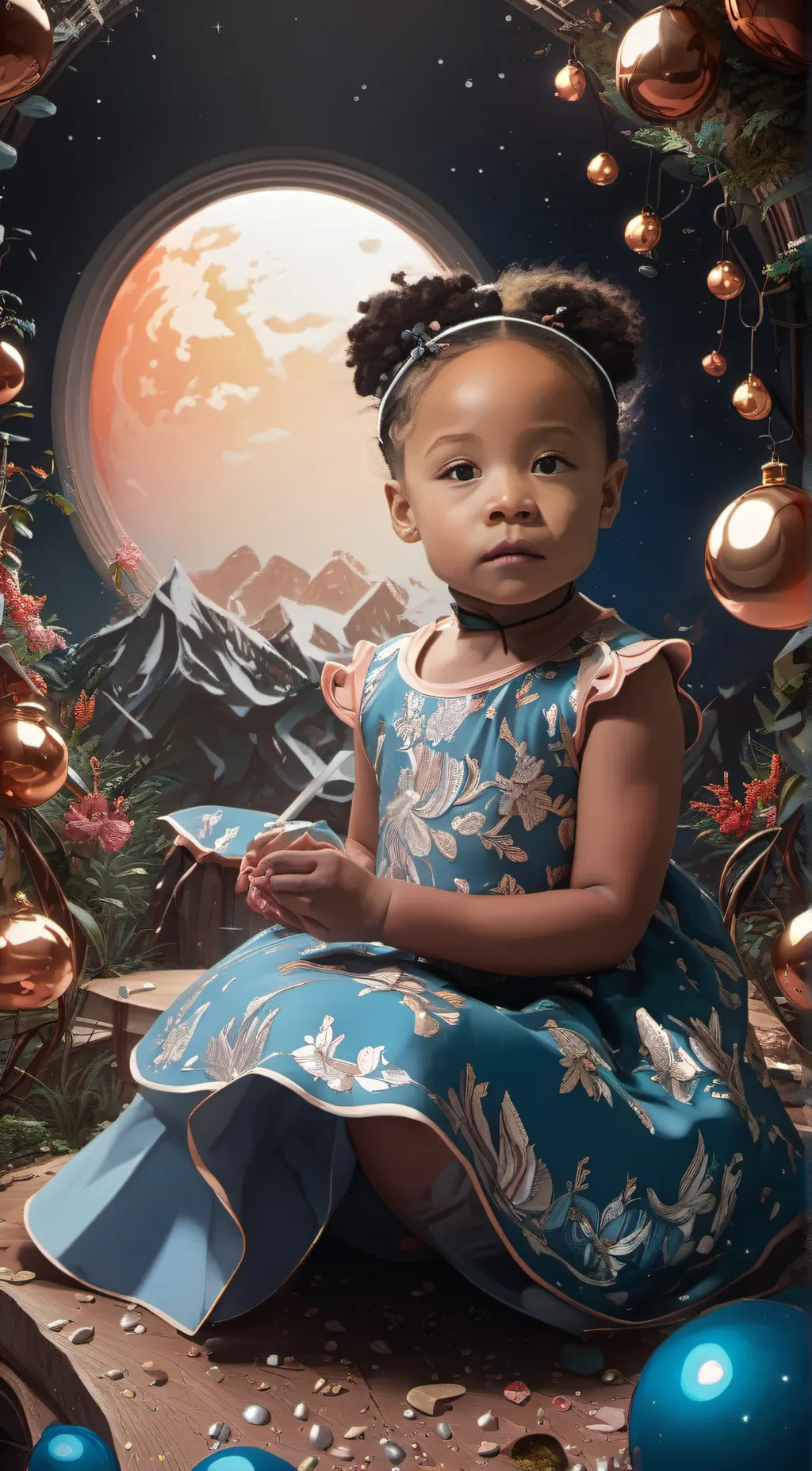 ai character: Lilly background