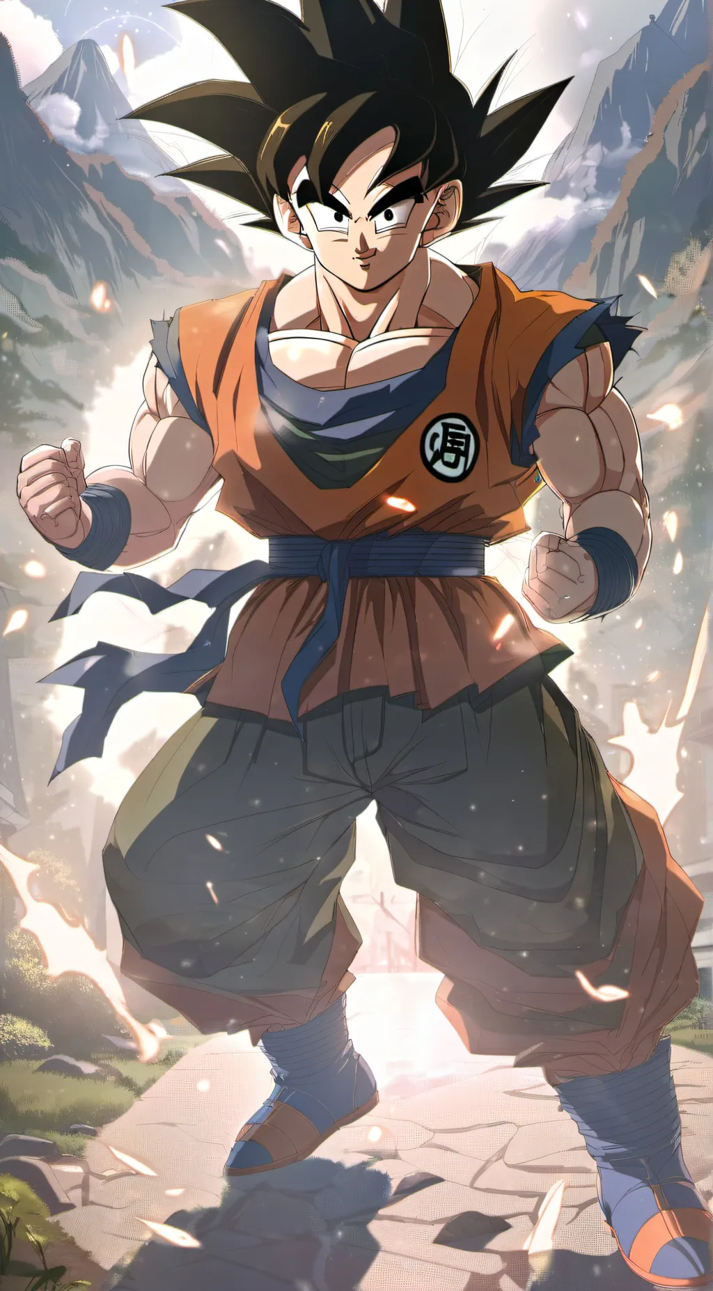ai character: goku background