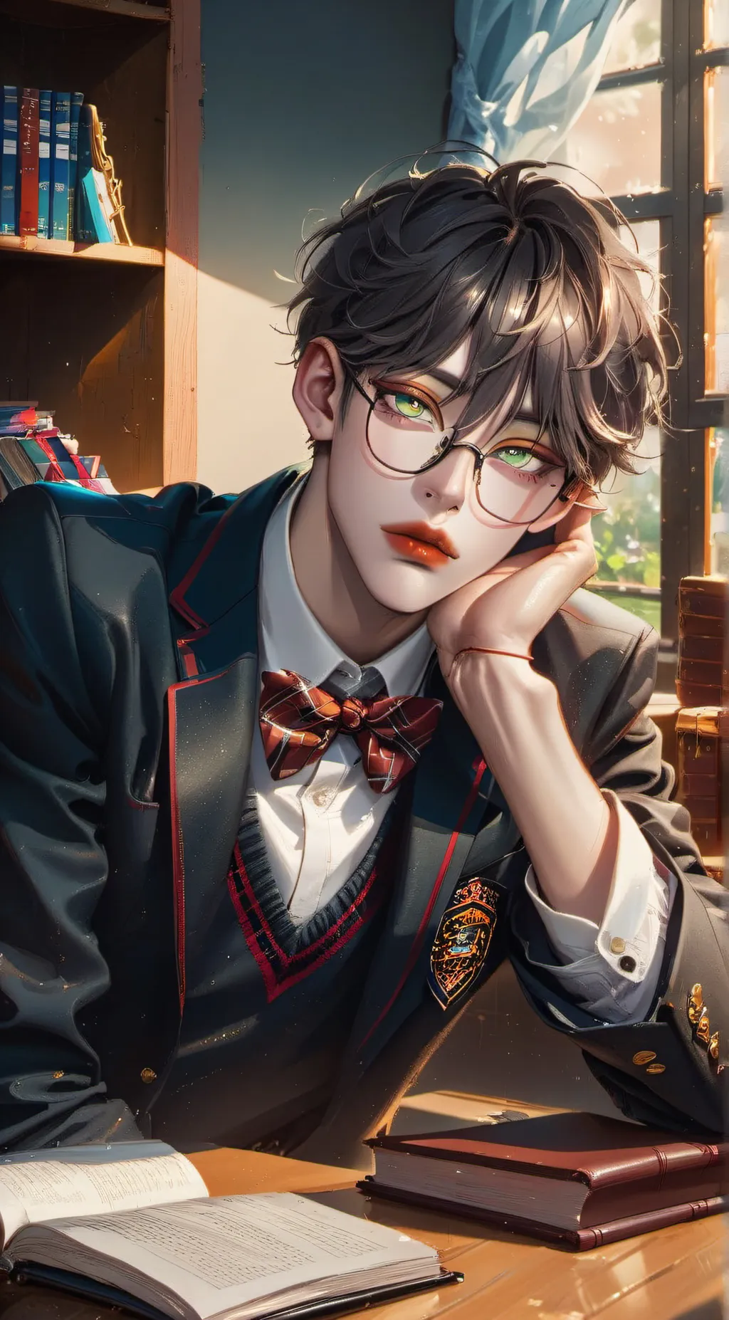 ai character: Daniel  background