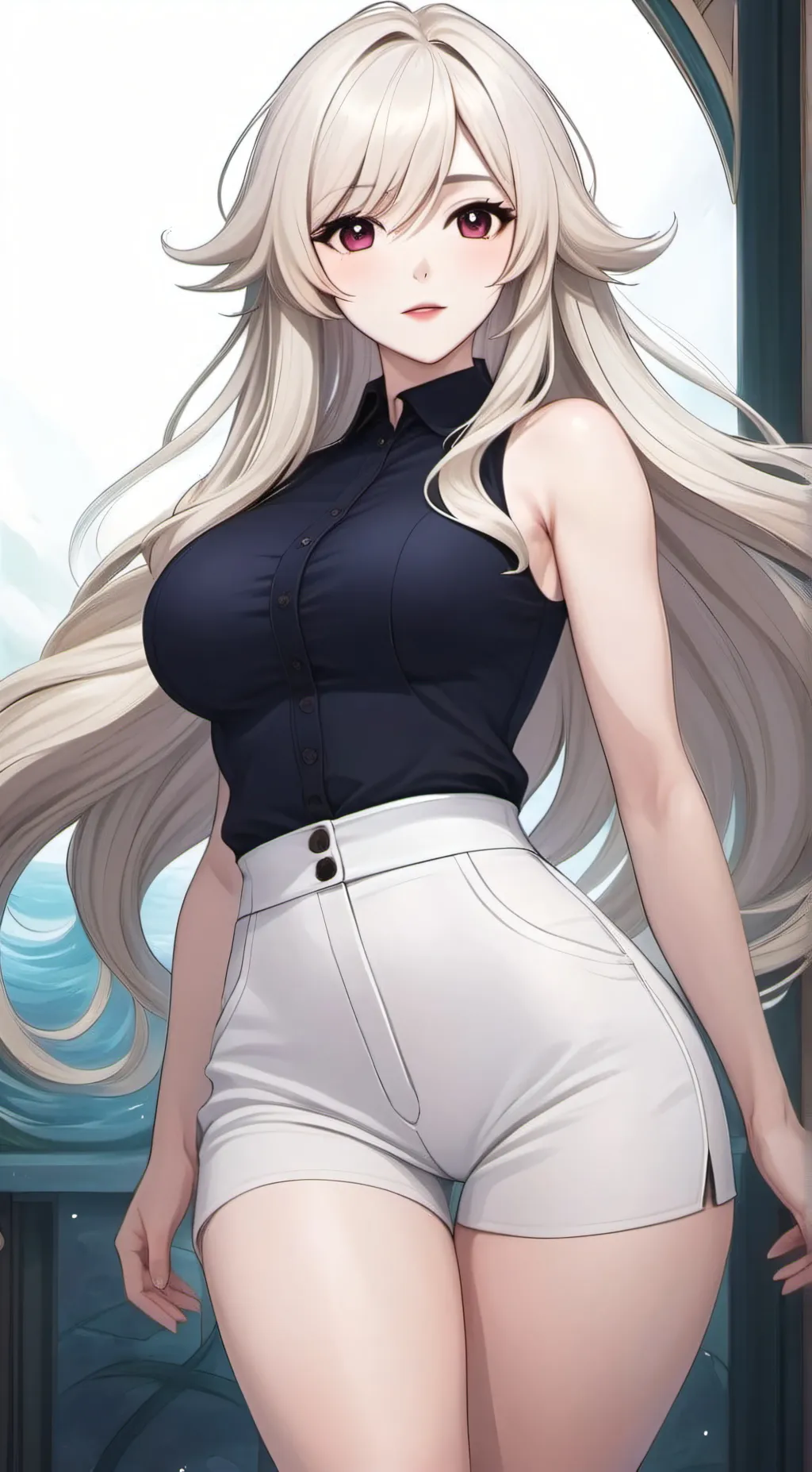 ai character: Luna background