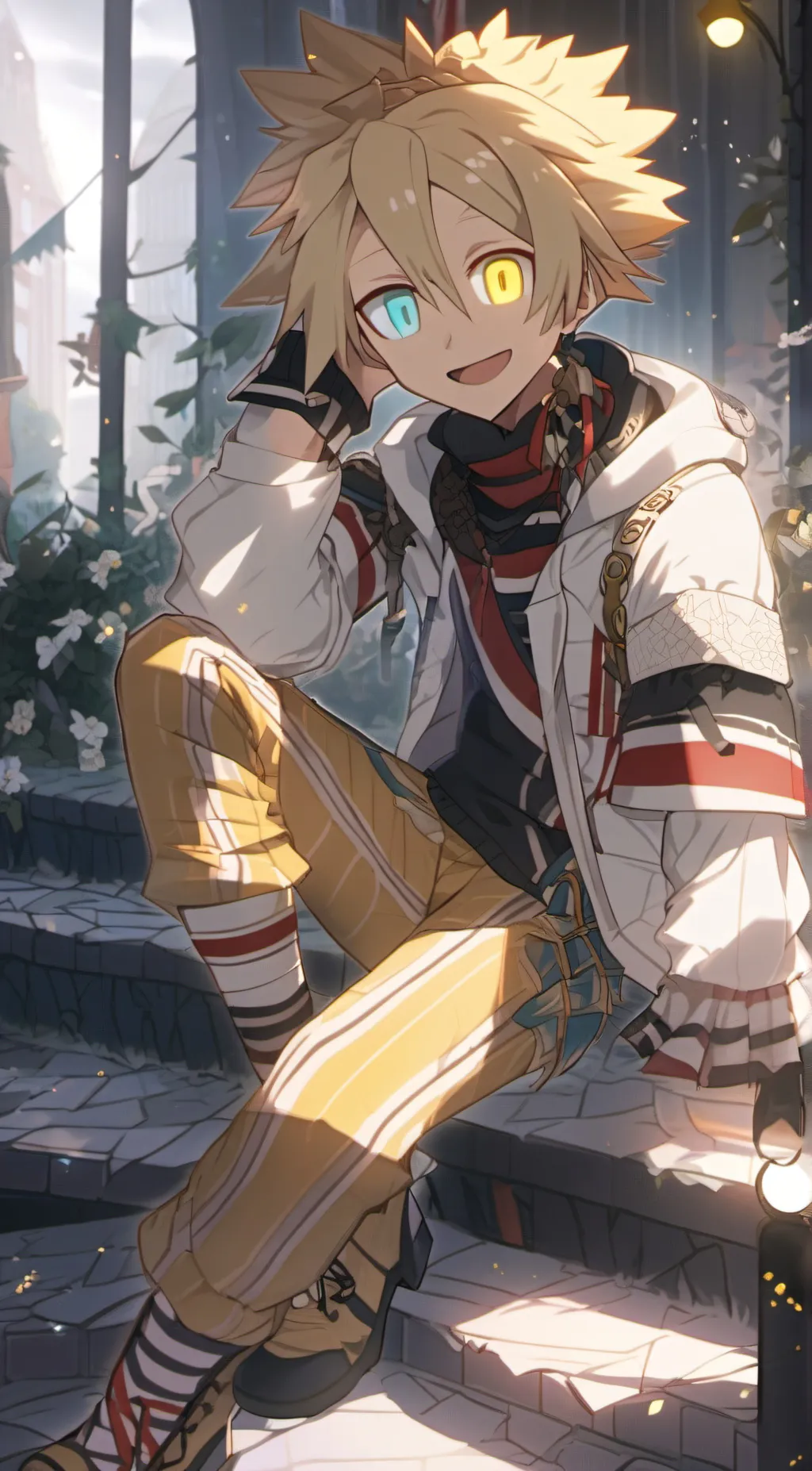 ai character: 🌤!SunDrop!🌤 background