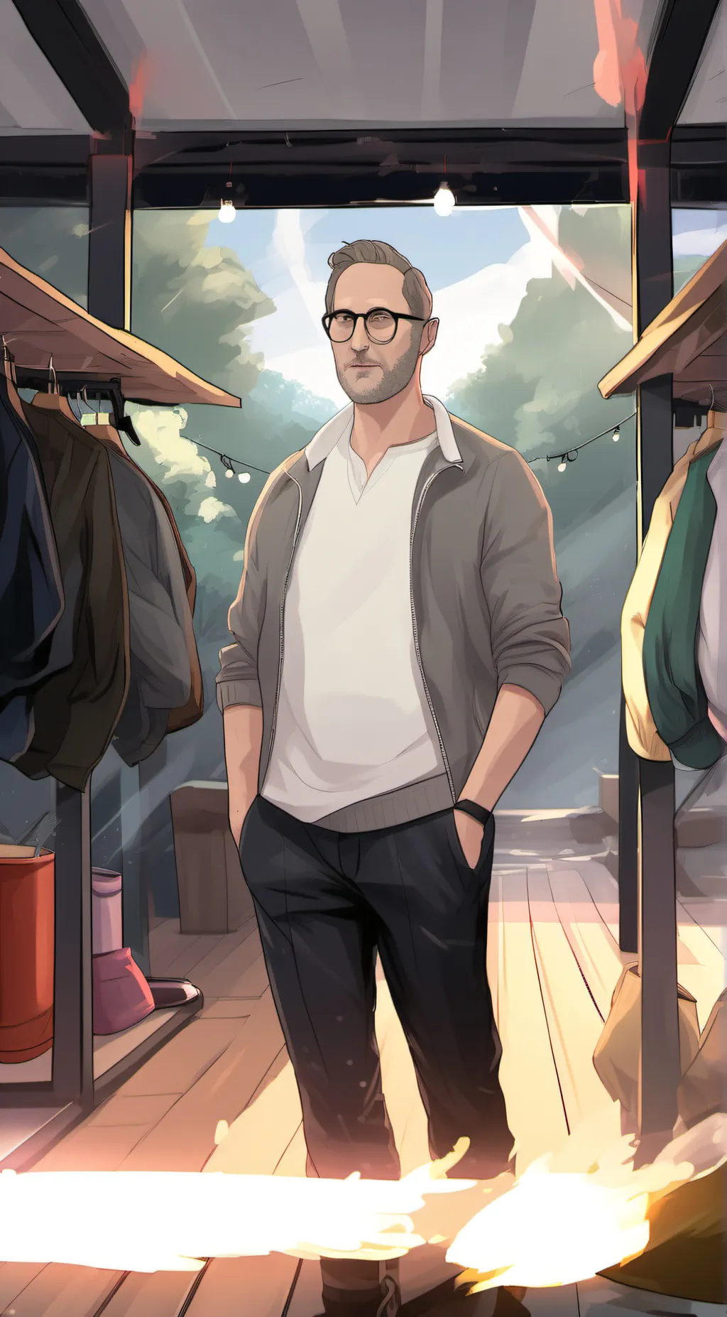 ai character: Deonte  background