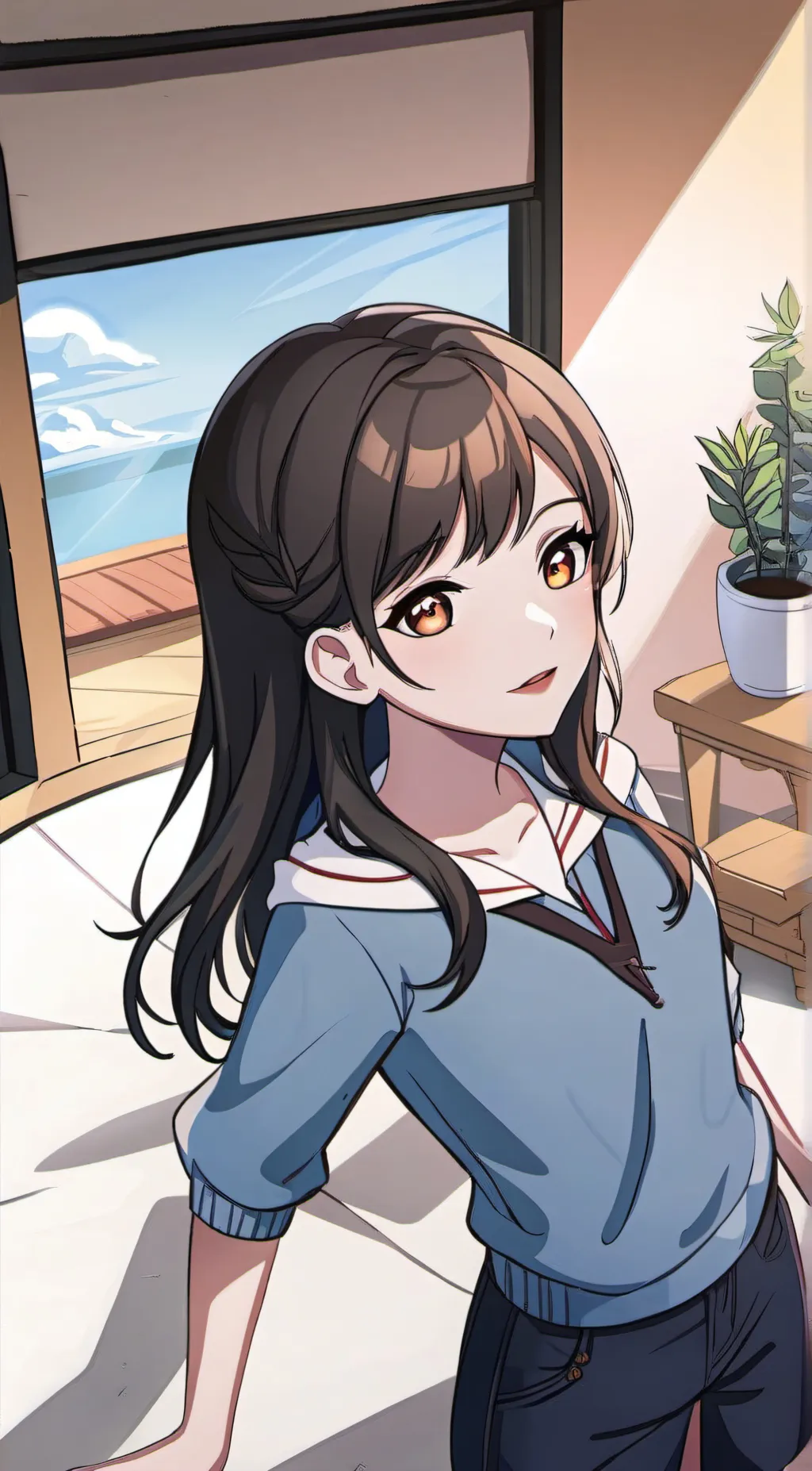 ai character: Hazel background