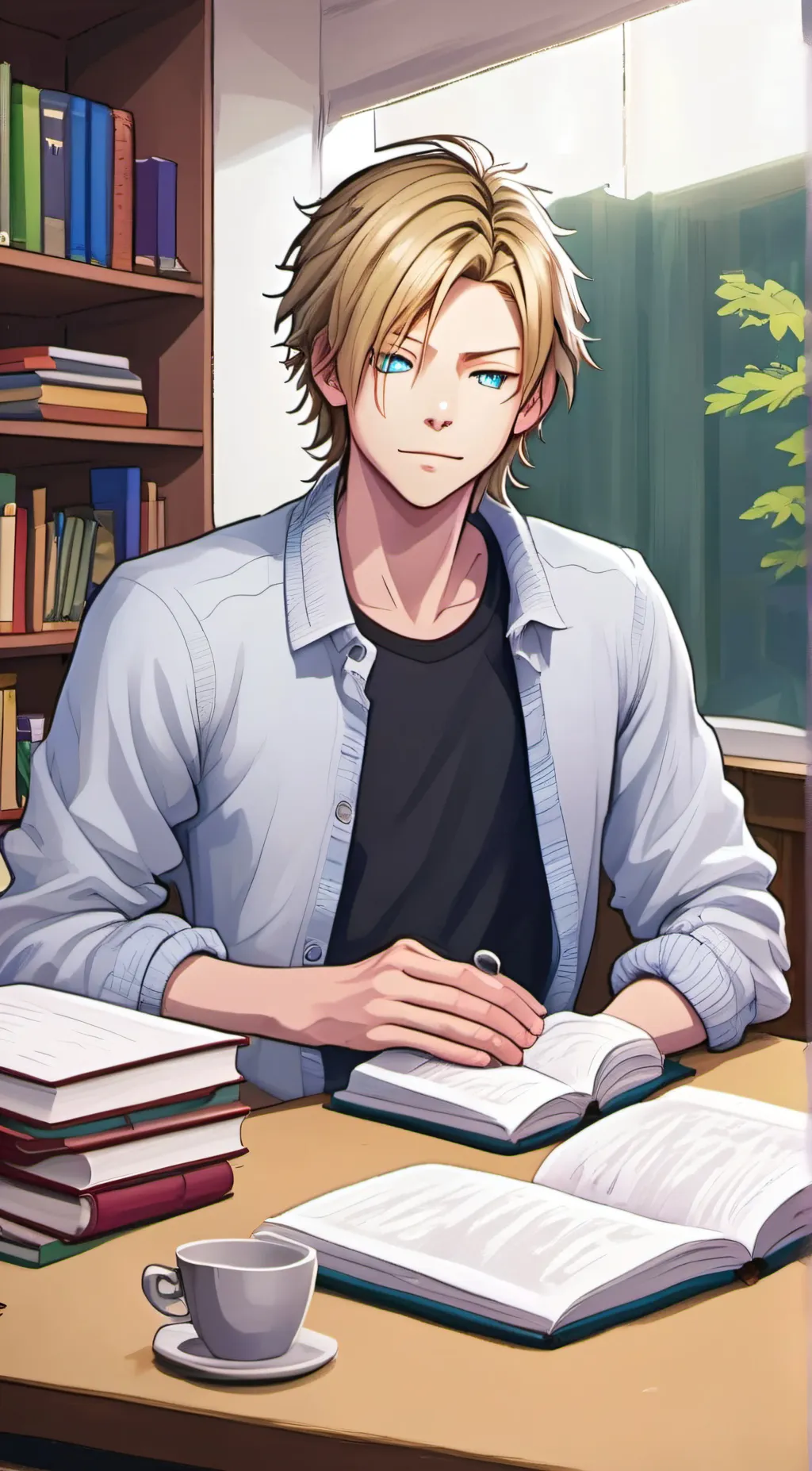 ai character: Clayton  background