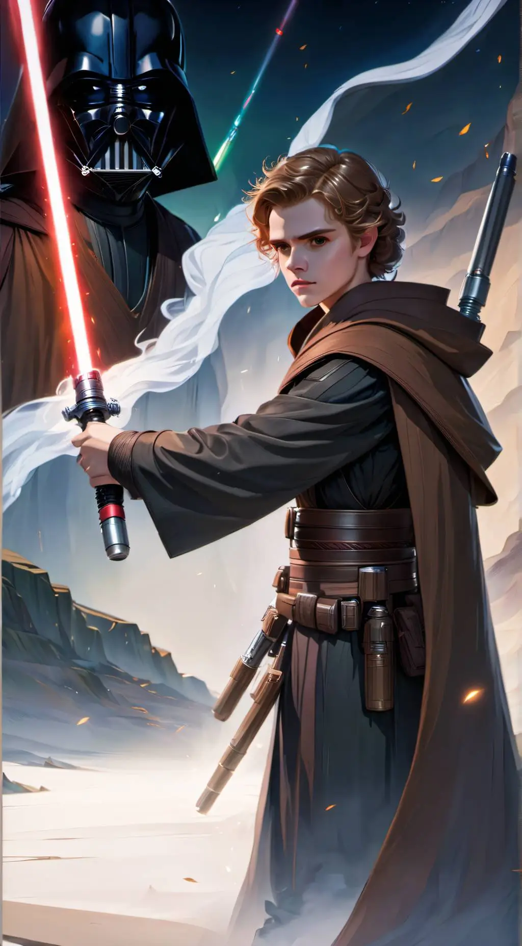 ai character: Nightfall Vader background