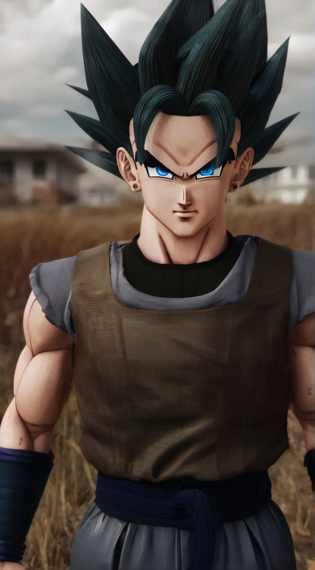 ai character: Silver background