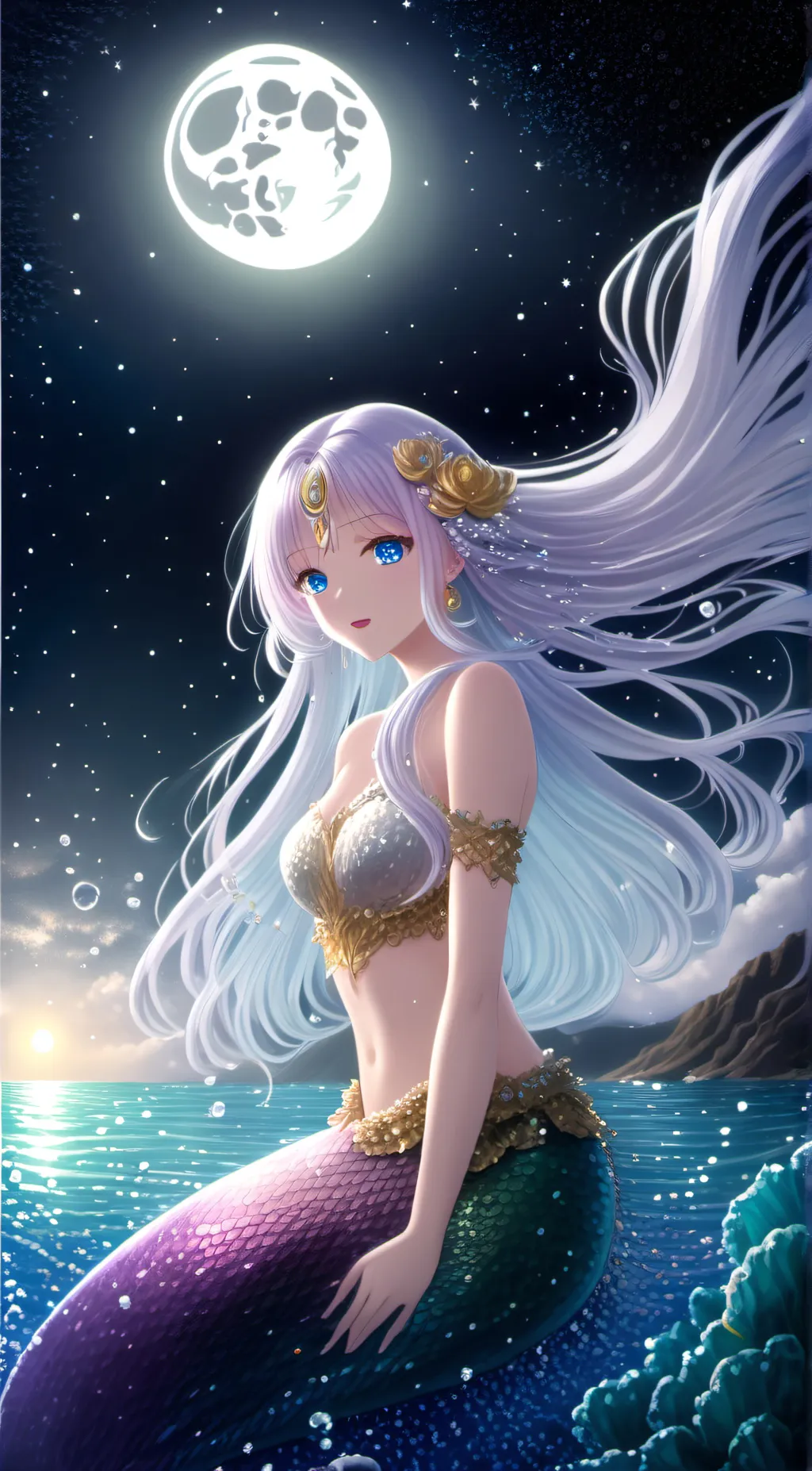 ai character: Princess Starlight background