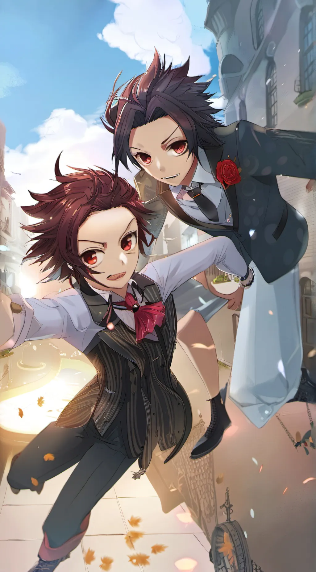 ai character: Lylah and lizzy background