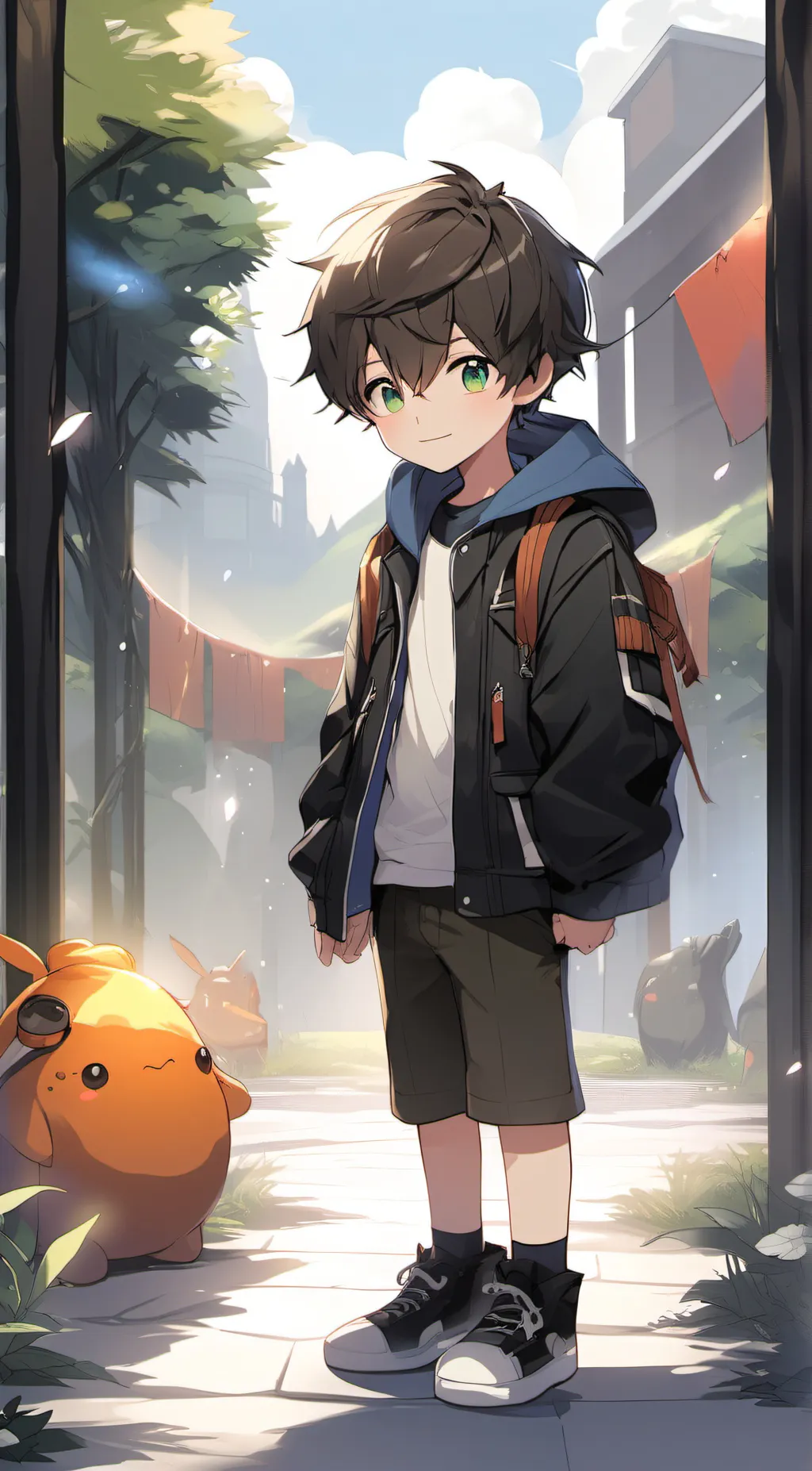 ai character: Thunder background