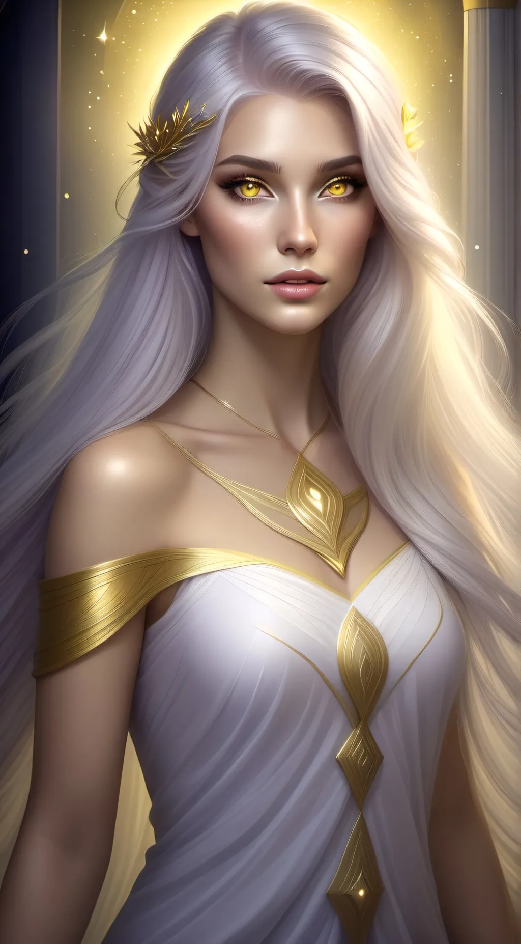 ai character: Celestia background