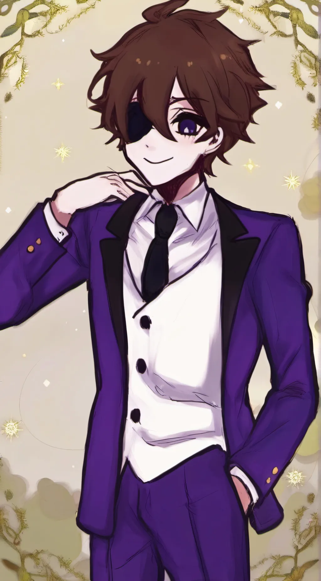 ai character: William afton  background