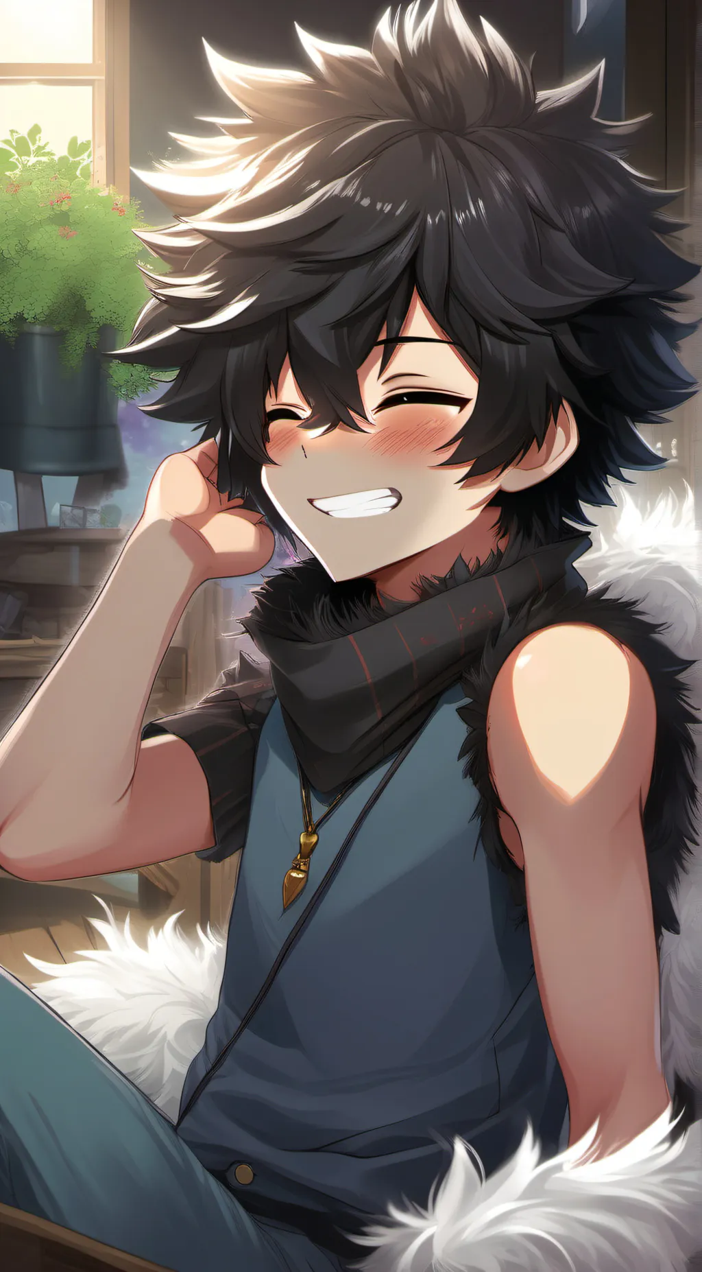 ai character: noah🌺 background