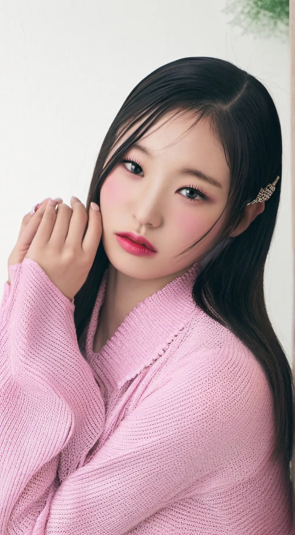 ai character: Wonyoung 원영 background