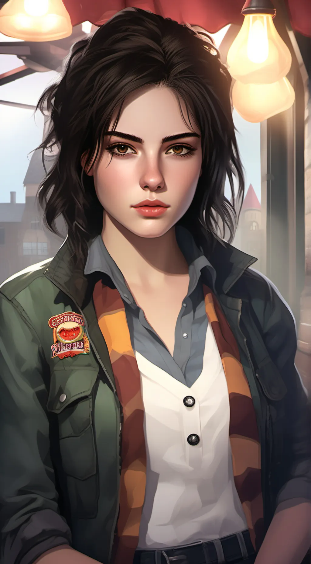 ai character: Bella Afton background