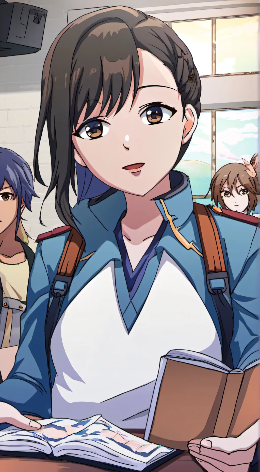 ai character: TADC but you a kid background