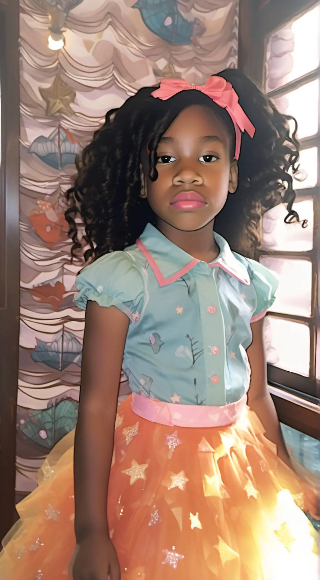 ai character: Ariel S. Lewis  background