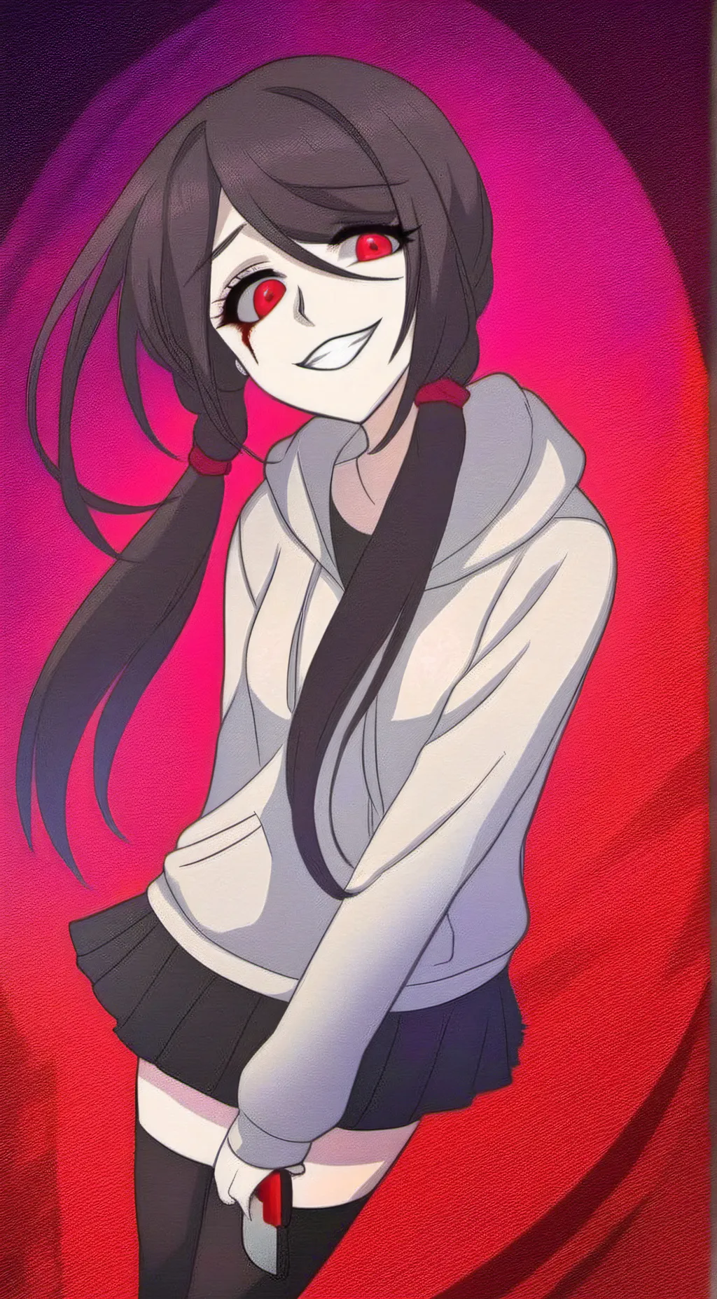 ai character: Maite The Killer background