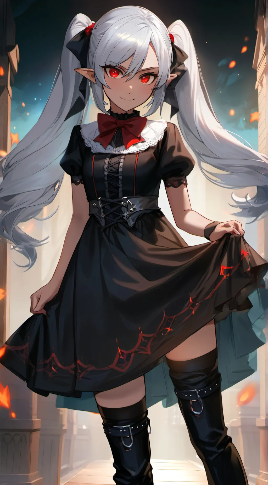 ai character: Arial Quindor background