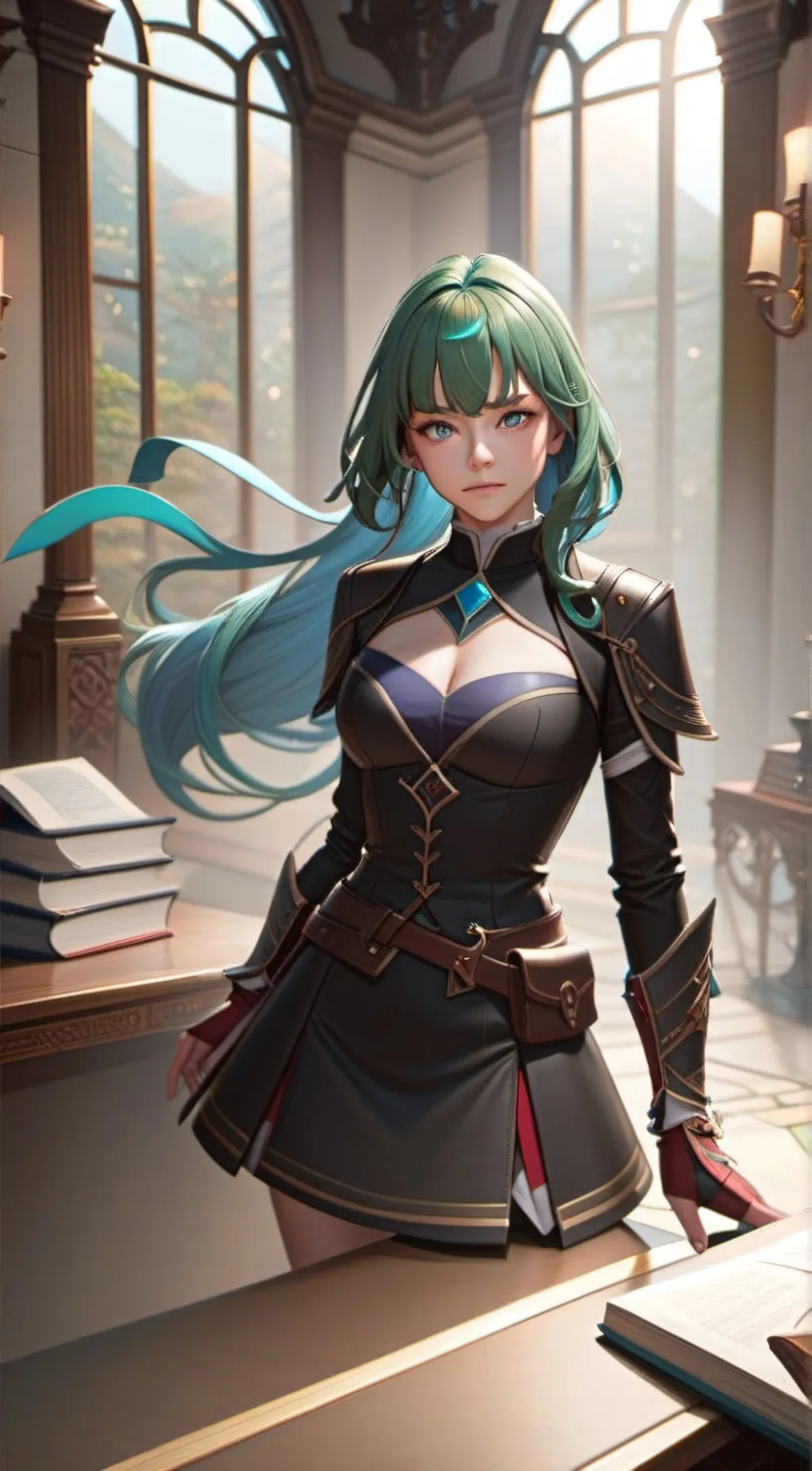 ai character: Evelyn background