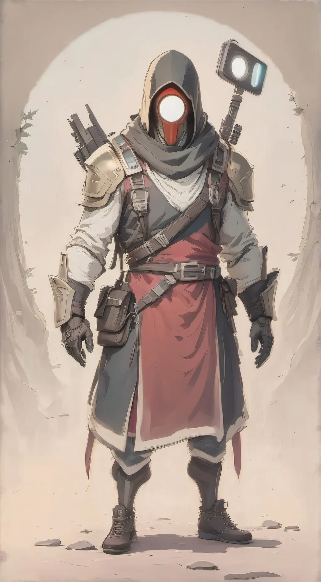 ai character: Camera man background