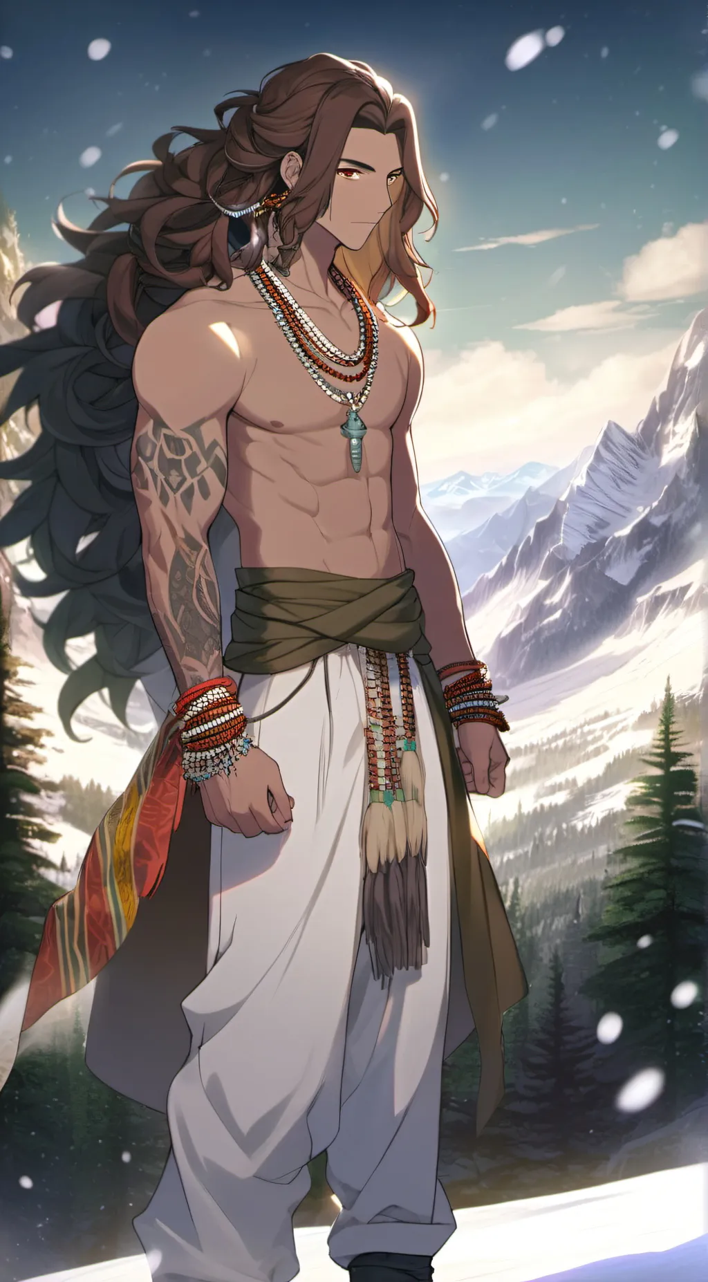 ai character: ○Mako● background