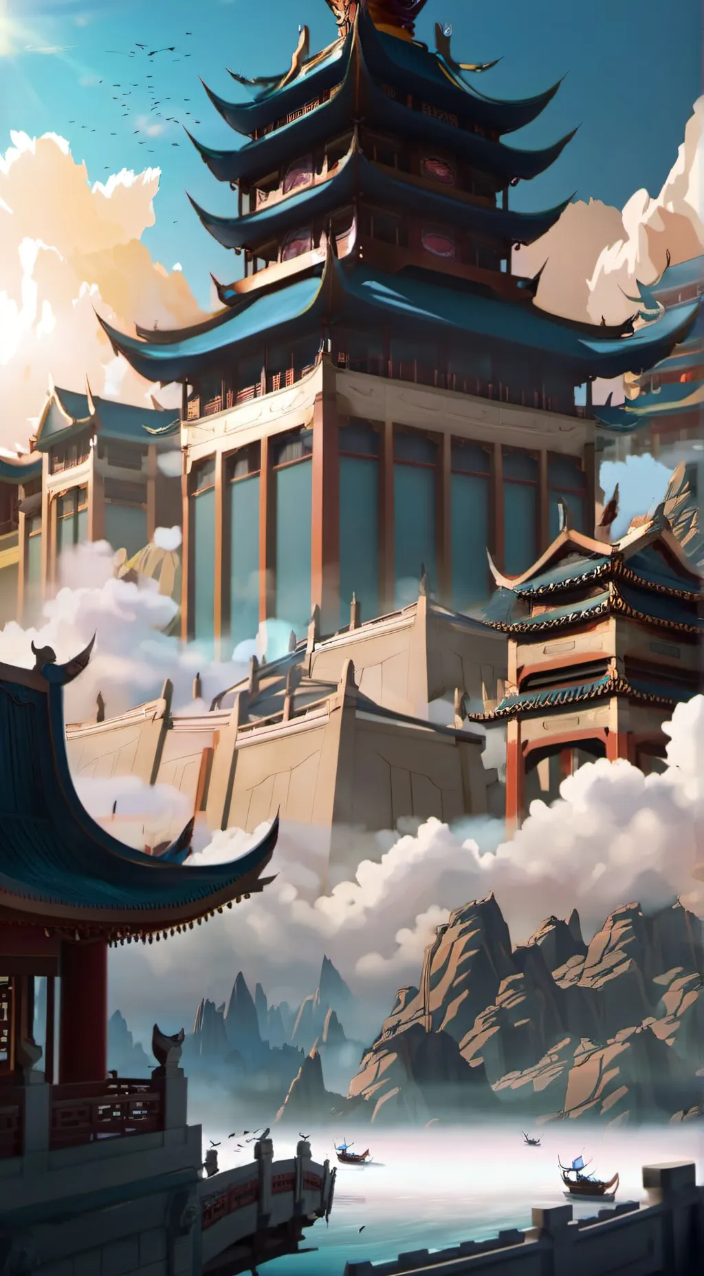 ai character: 神州世界 background