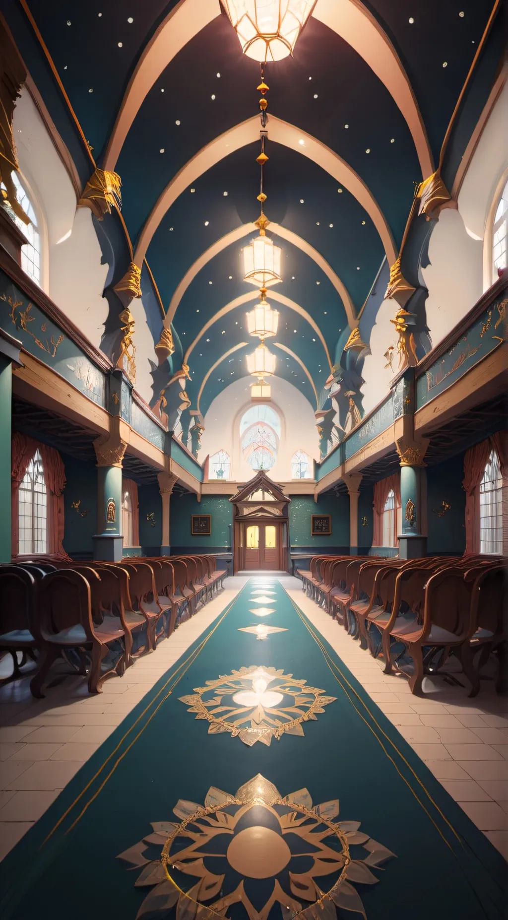 ai character: boys magic schoo background